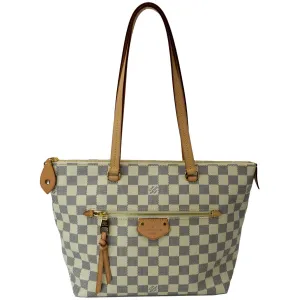LOUIS VUITTON Iena PM Damier Azur Shoulder Bag White