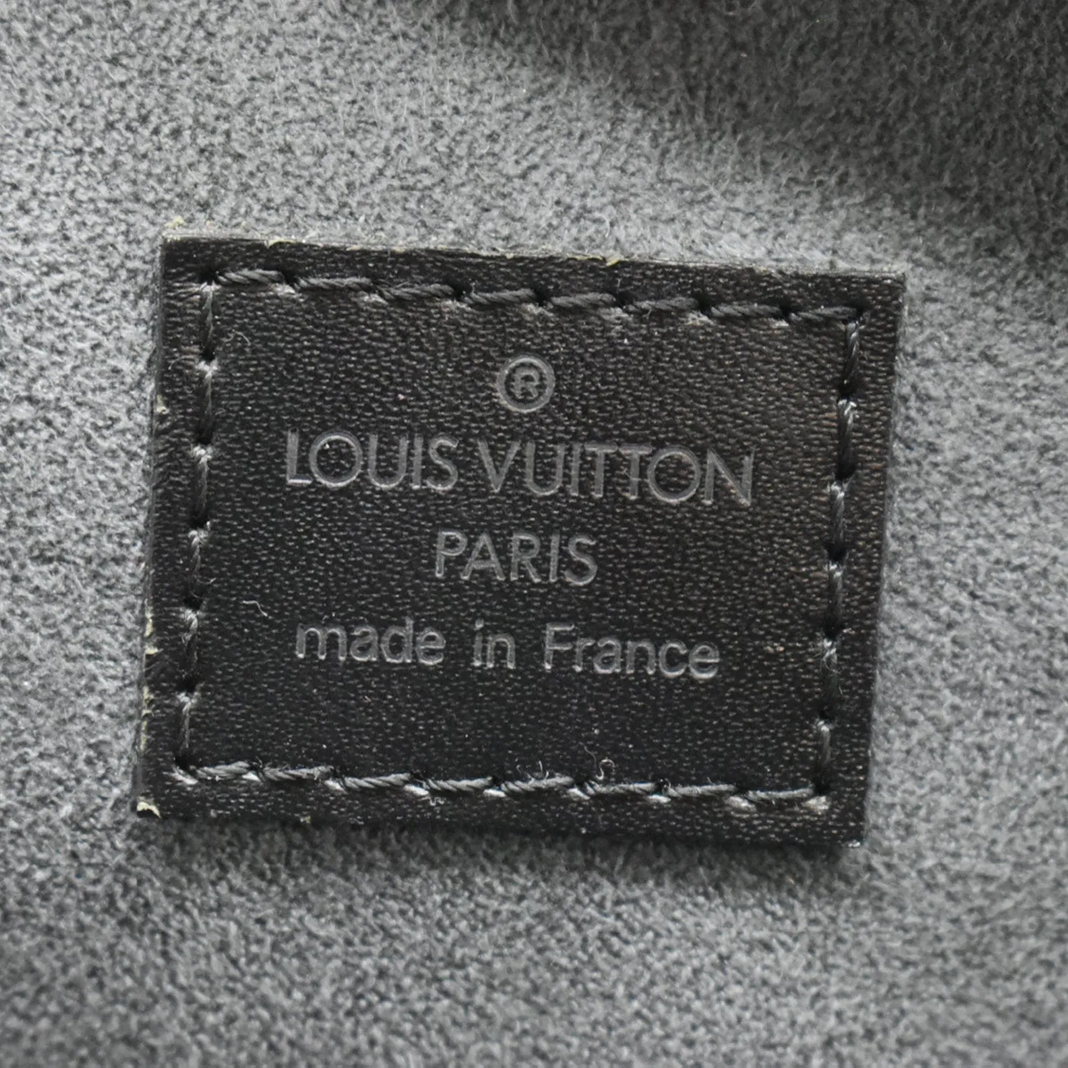 LOUIS VUITTON Jasmine Epi Leather Satchel Bag Black