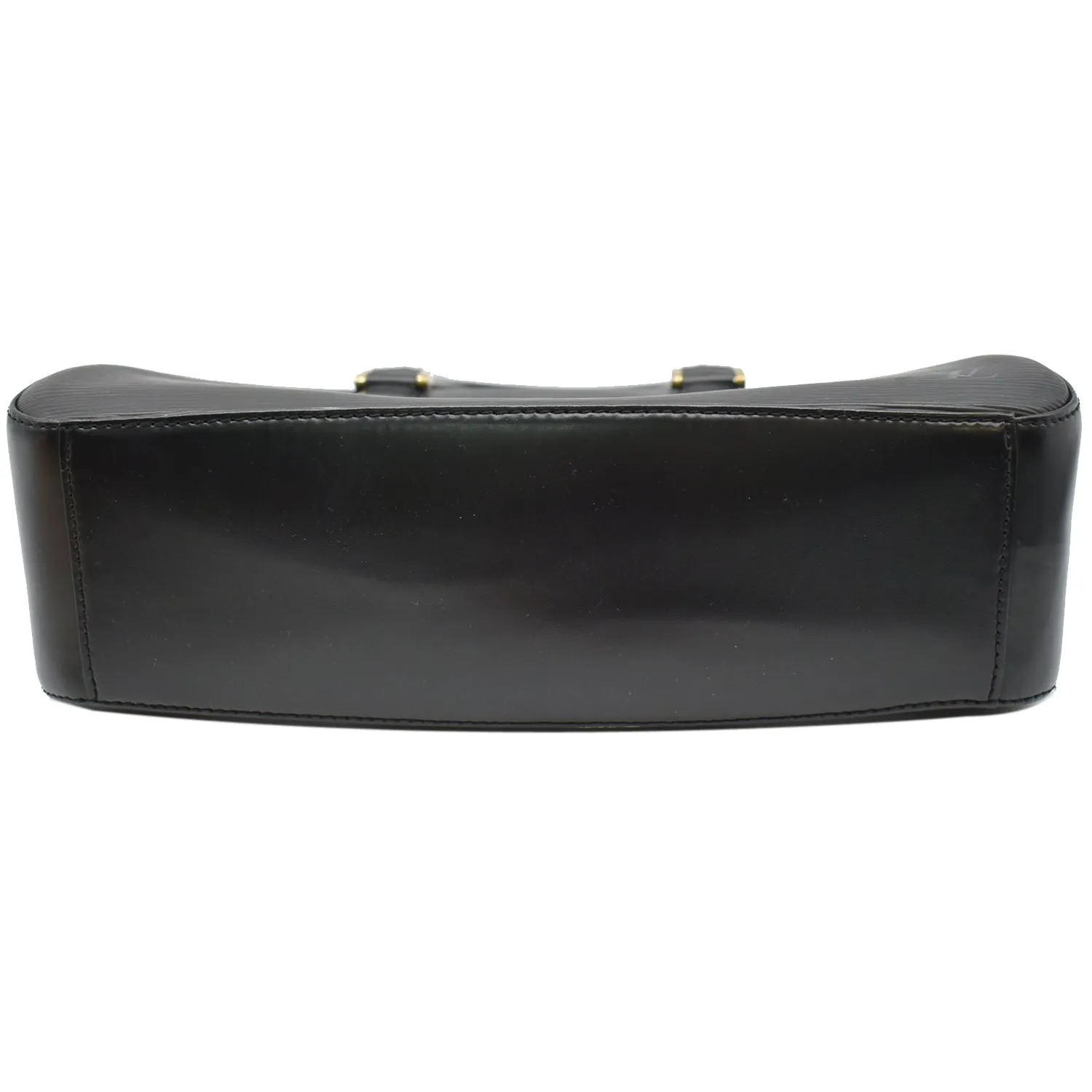 LOUIS VUITTON Jasmine Epi Leather Satchel Bag Black