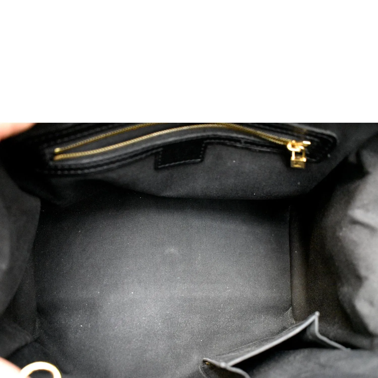 LOUIS VUITTON Josephine PM Mini Lin Monogram Canvas Satchel Bag Grey