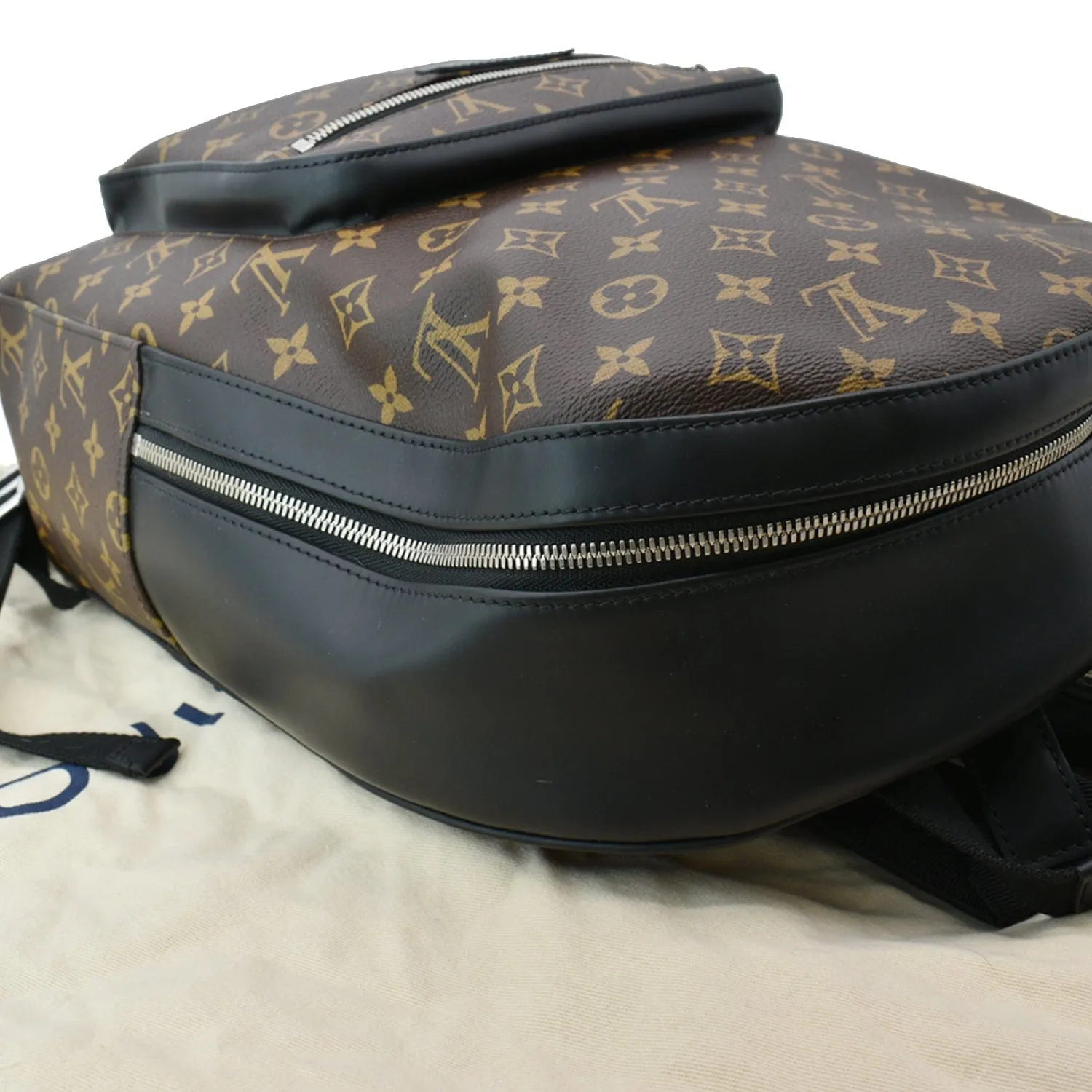 LOUIS VUITTON Josh Monogram Canvas Backpack Bag Brown