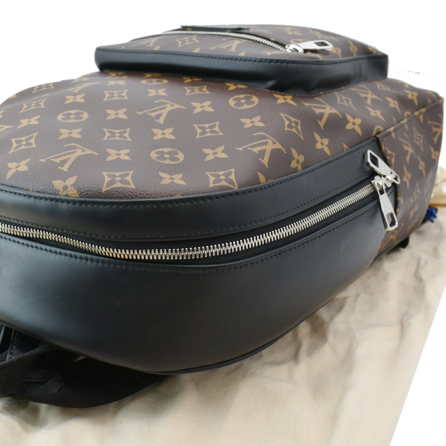 LOUIS VUITTON Josh Monogram Canvas Backpack Bag Brown