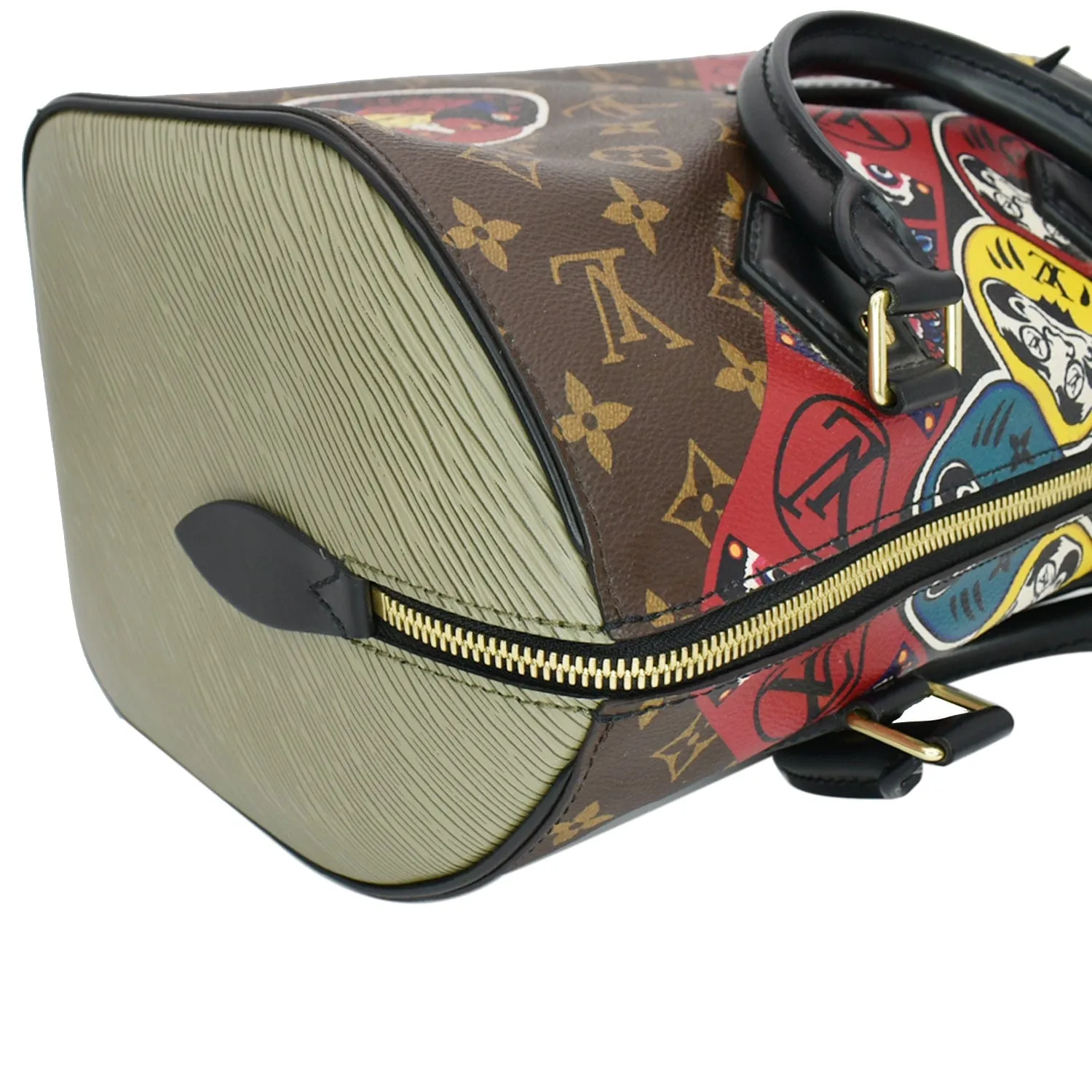 LOUIS VUITTON Kabuki Speedy 30 Monogram Canvas Satchel Bag Brown - Hot Deals