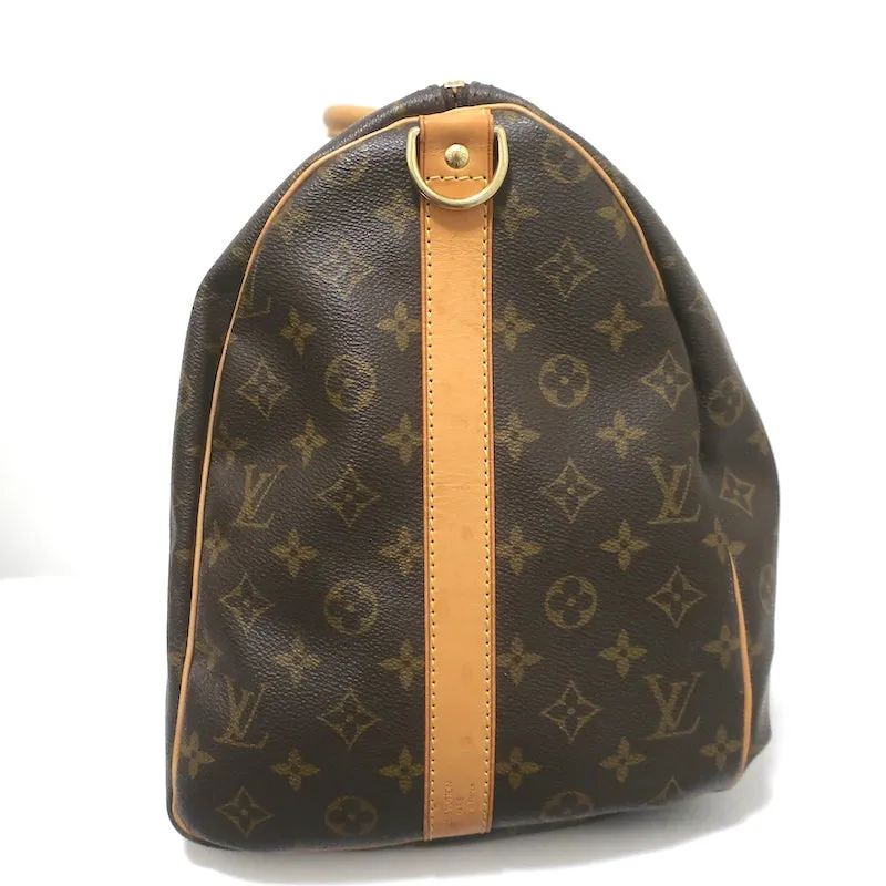 Louis Vuitton Keepall 50 Duffle Bag Brown Monogram Canvas