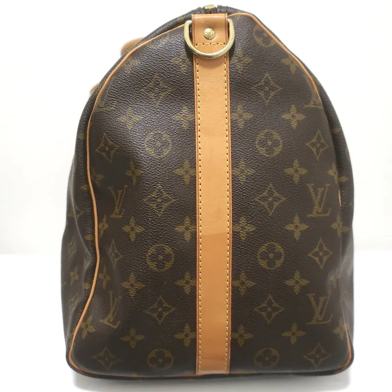 Louis Vuitton Keepall 50 Duffle Bag Brown Monogram Canvas