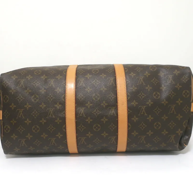 Louis Vuitton Keepall 50 Duffle Bag Brown Monogram Canvas
