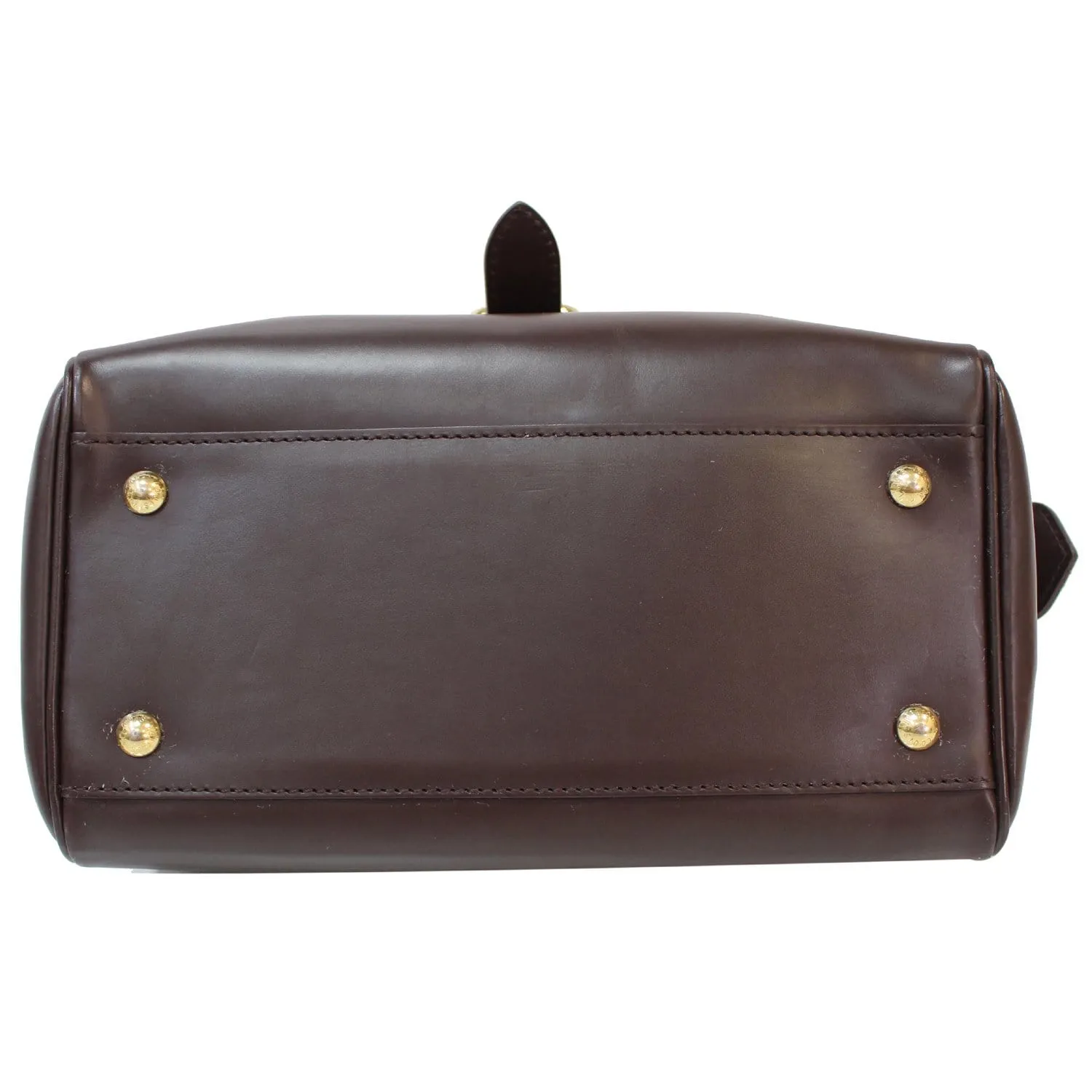 LOUIS VUITTON Knightsbridge Damier Ebene Satchel Bag Brown