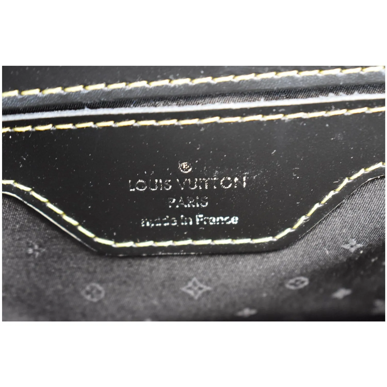 LOUIS VUITTON Le Radieux Suhali Leather Satchel Bag Black