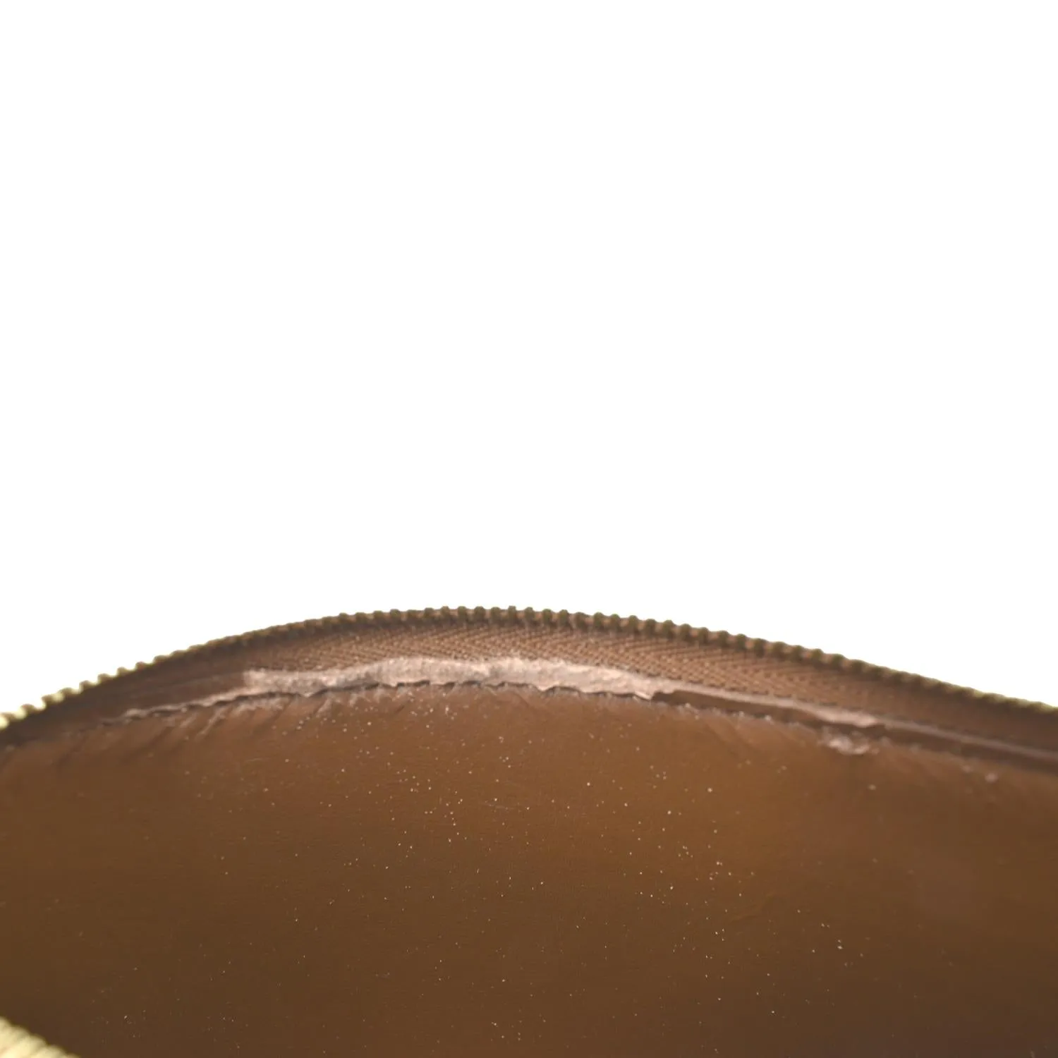 LOUIS VUITTON Lexington Monogram Vernis Leather Pouch Bronze