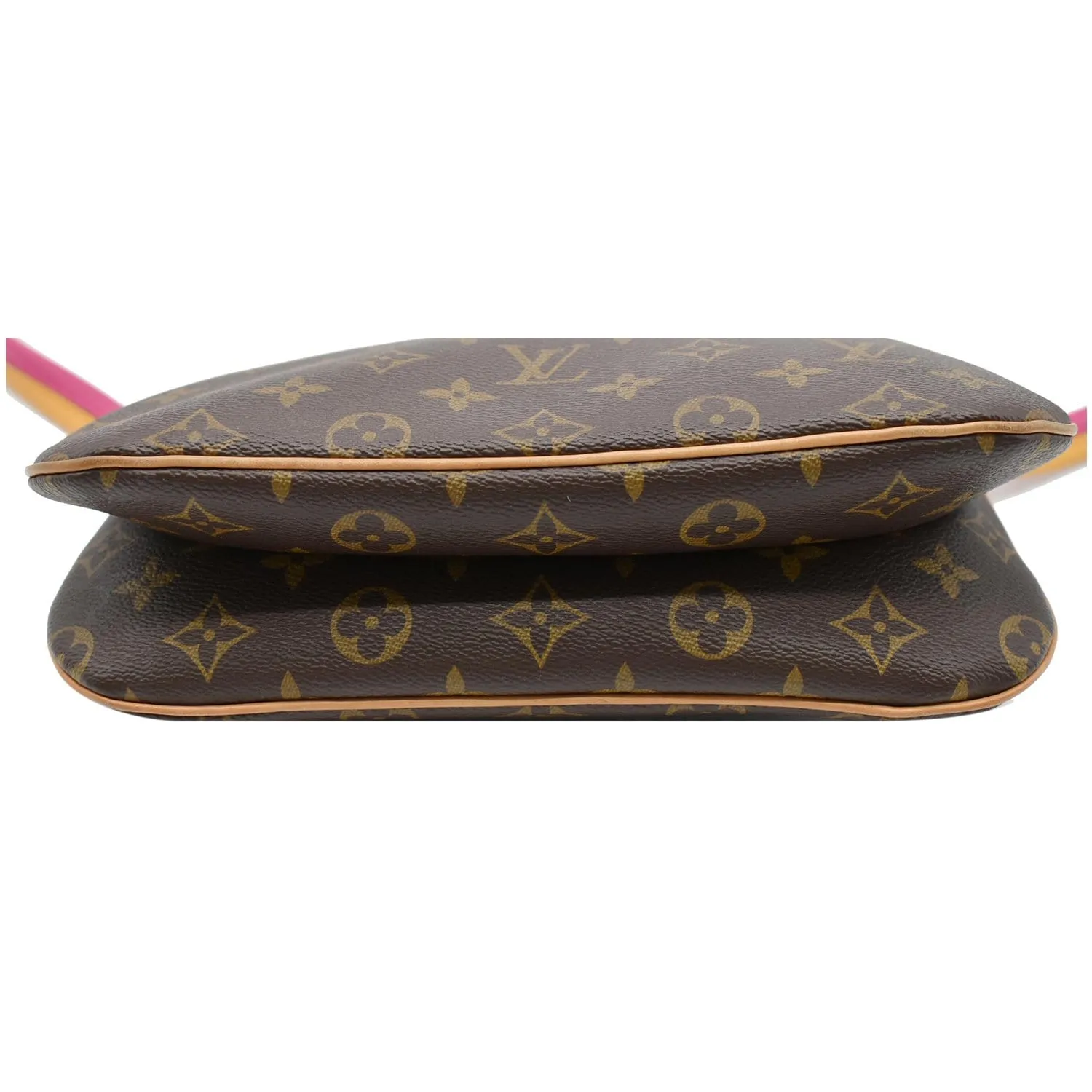LOUIS VUITTON Lorette Monogram Canvas Shoulder Bag Brown