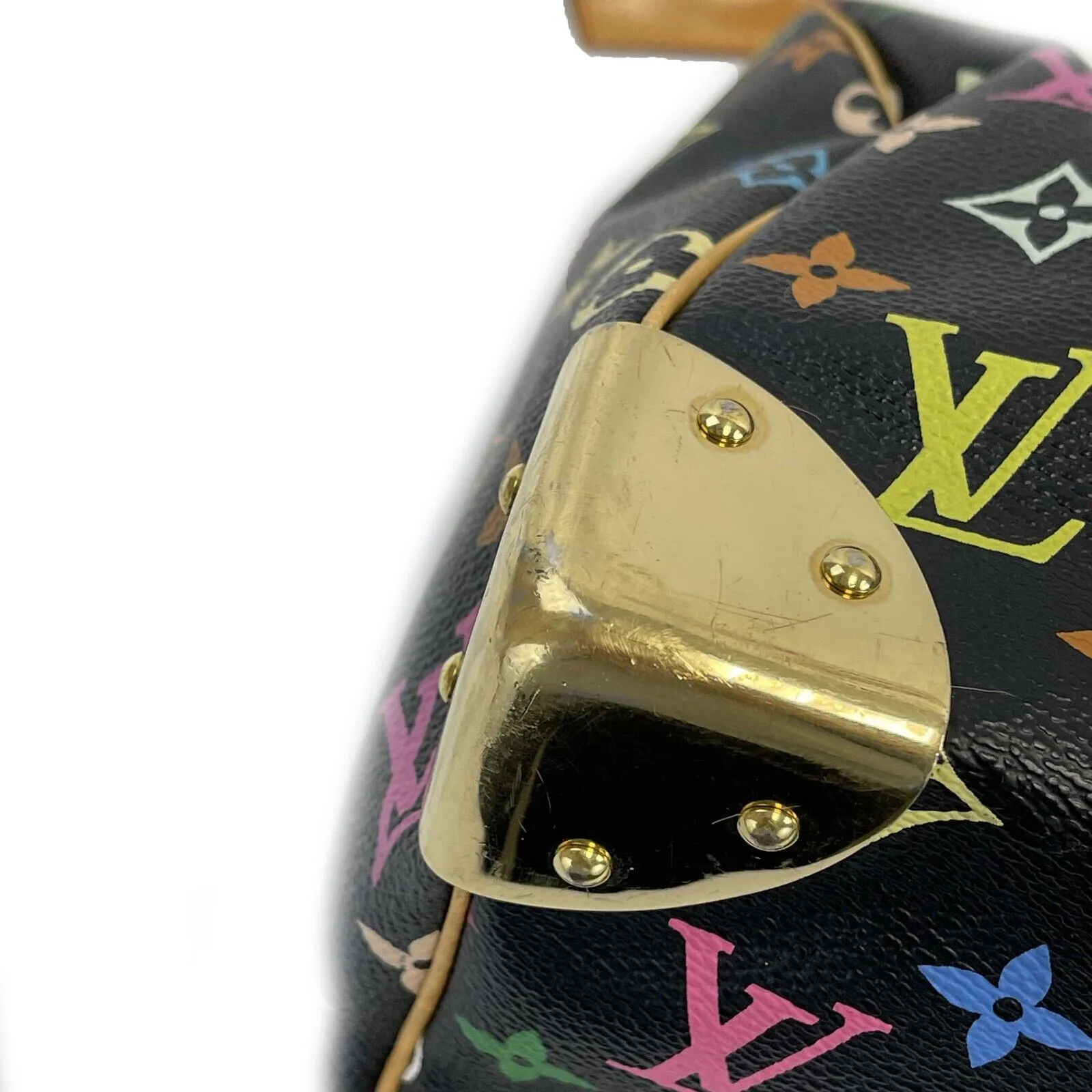 Louis Vuitton - LV - Black Monogram Multicolor Speedy 30 - Top Handle Satchel