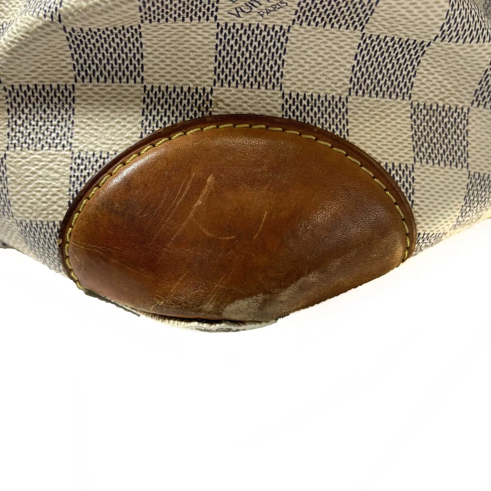 Louis Vuitton - LV - Hampstead MM - Damier Azur Ivory Blue Shoulder Bag