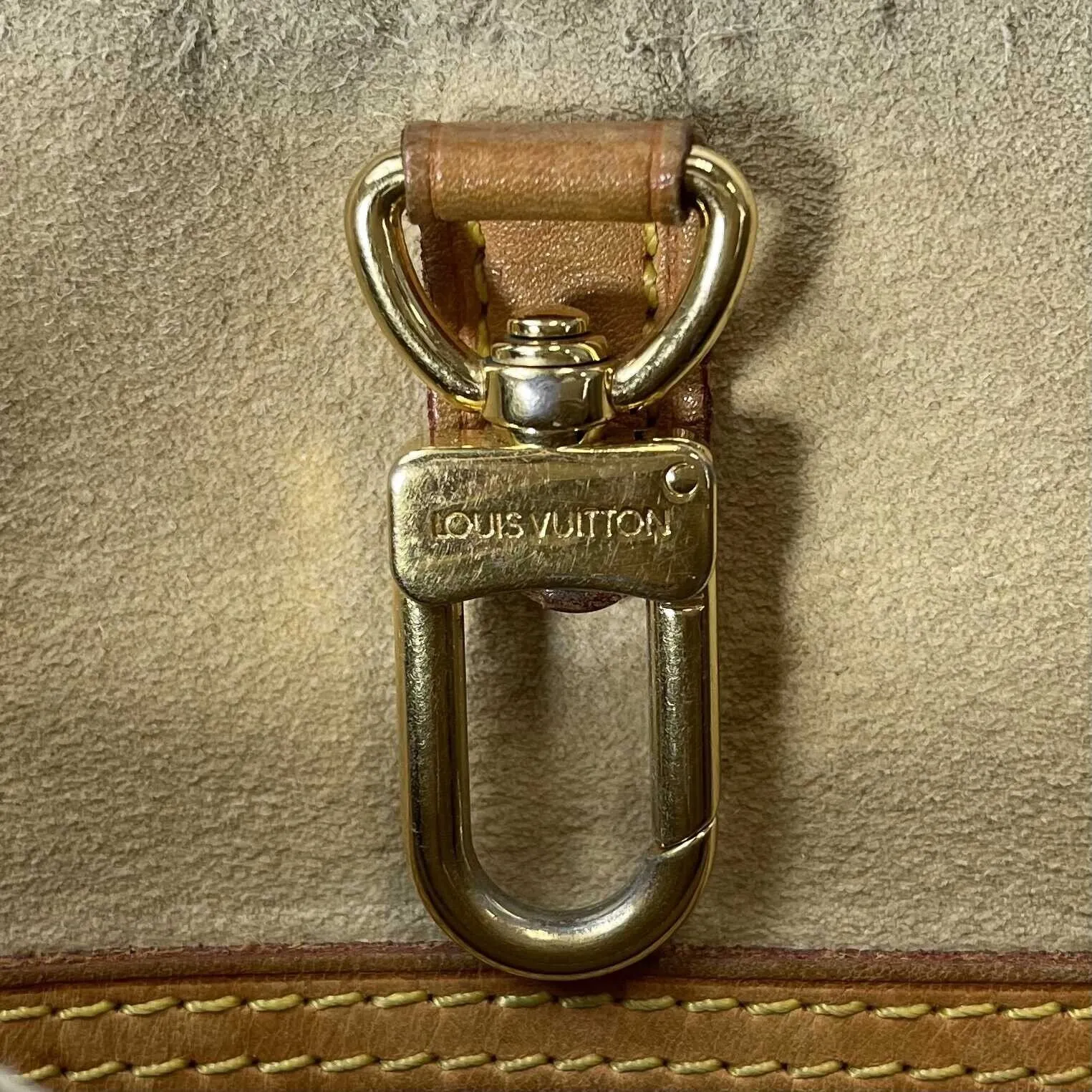 Louis Vuitton - LV - Hampstead MM - Damier Azur Ivory Blue Shoulder Bag