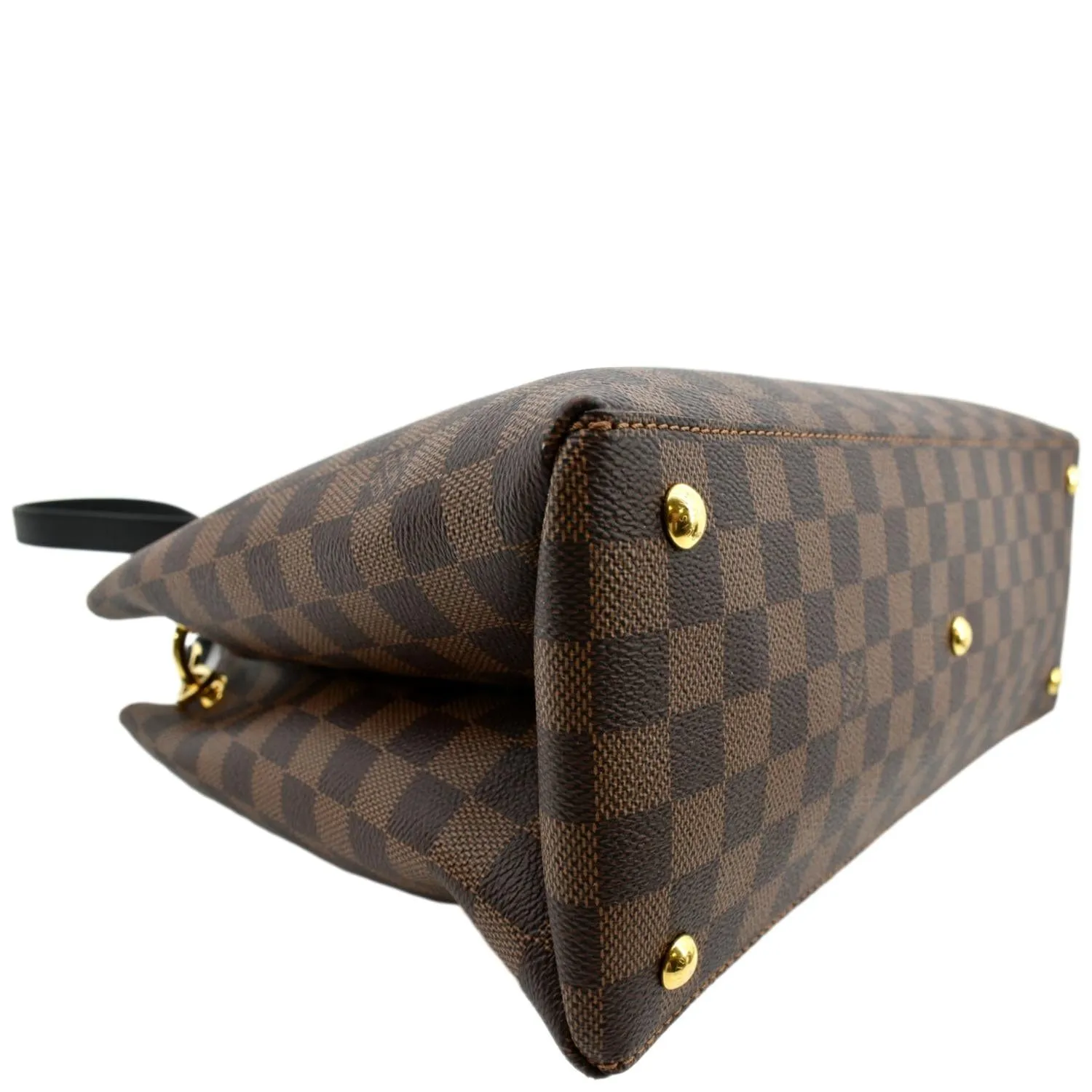 LOUIS VUITTON LV Riverside Damier Ebene Shoulder Bag Black