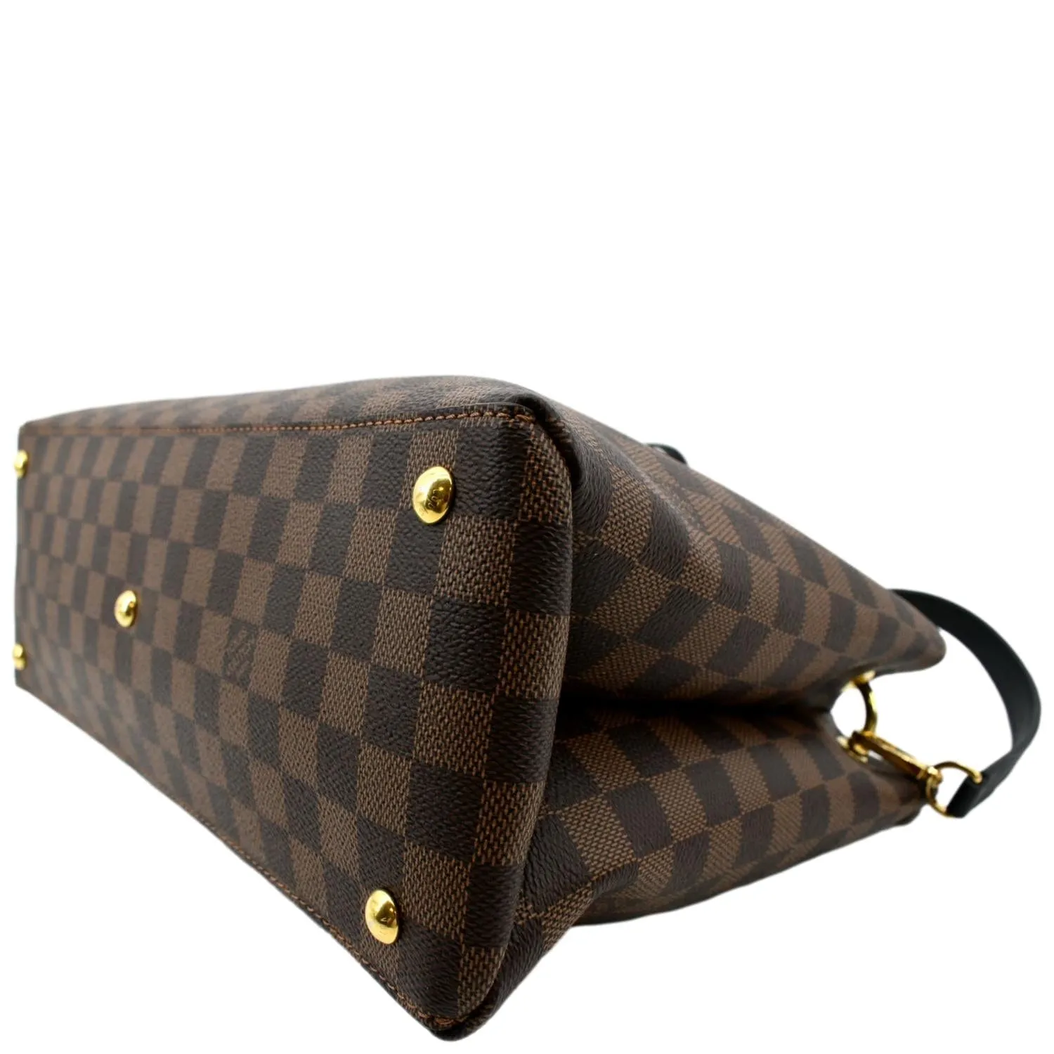 LOUIS VUITTON LV Riverside Damier Ebene Shoulder Bag Black