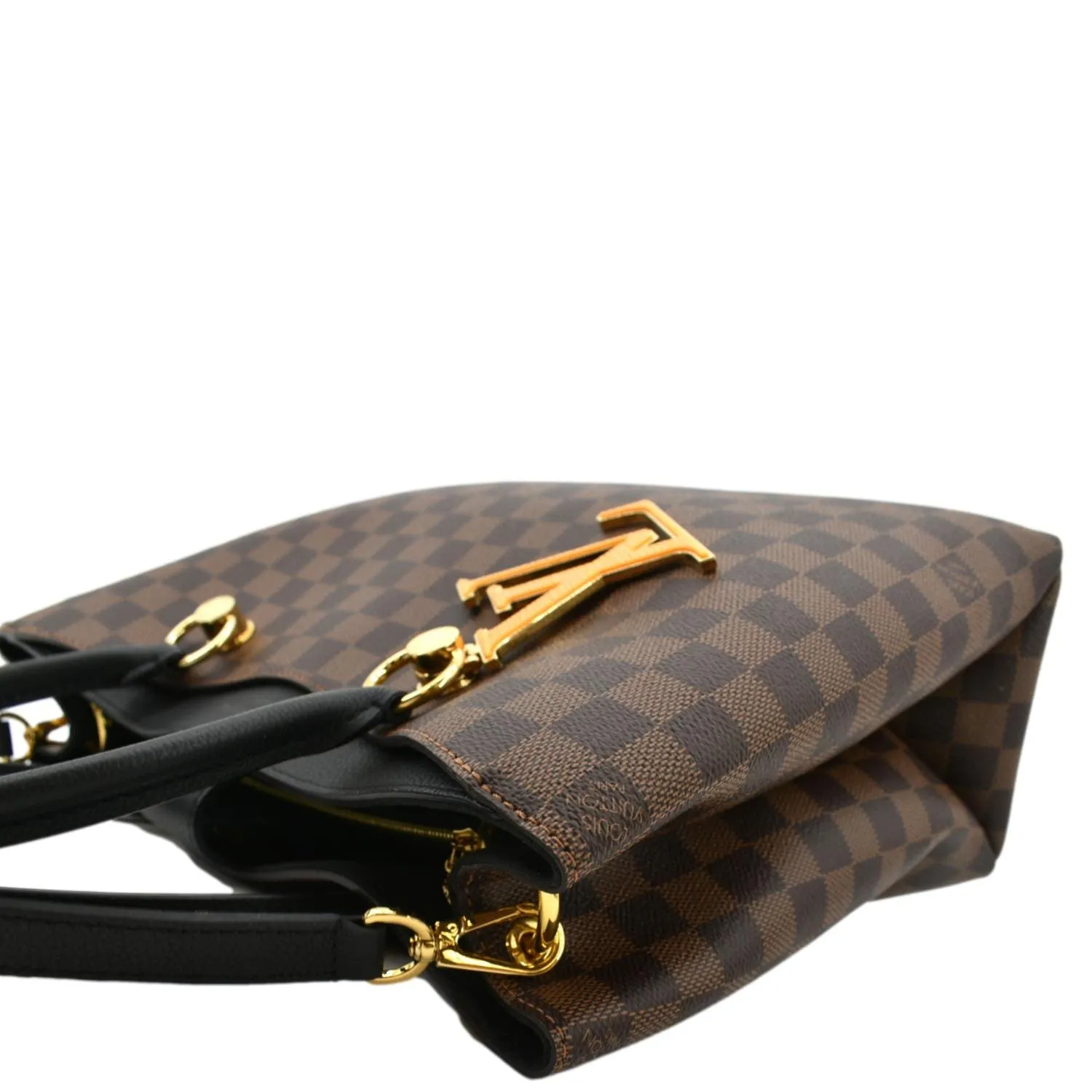 LOUIS VUITTON LV Riverside Damier Ebene Shoulder Bag Black