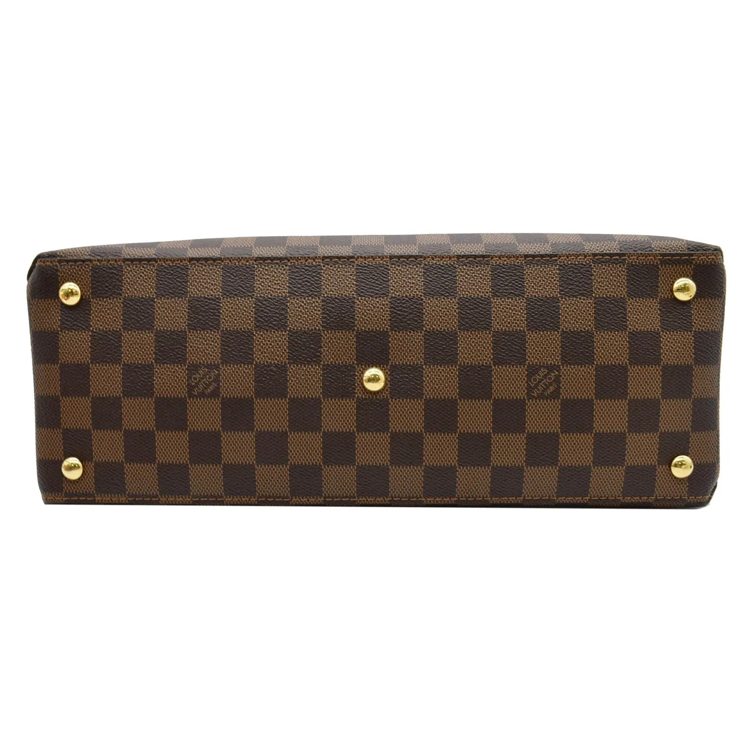 LOUIS VUITTON LV Riverside Damier Ebene Shoulder Bag Brown