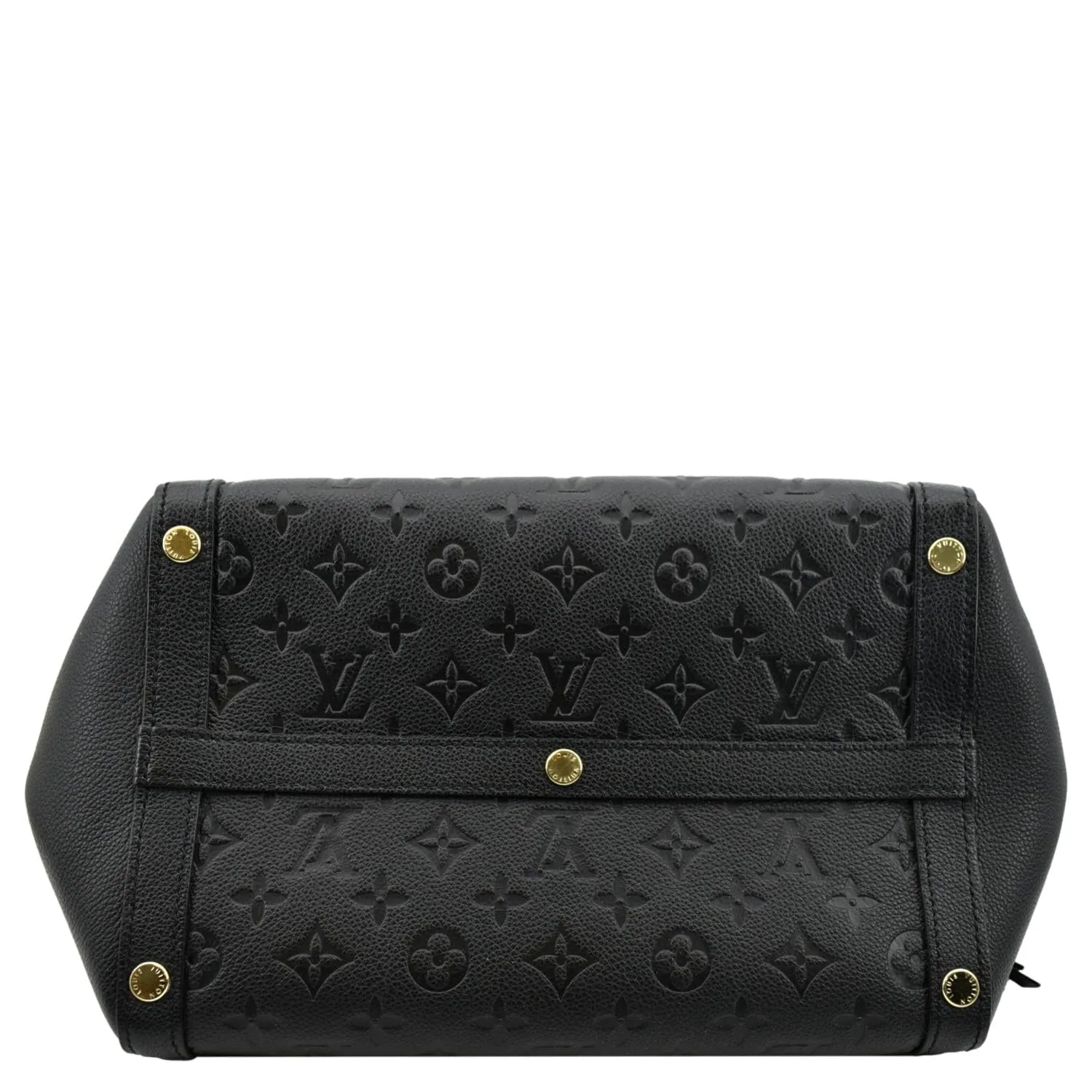 LOUIS VUITTON Marais MM Monogram Emperiente Satchel Bag Black