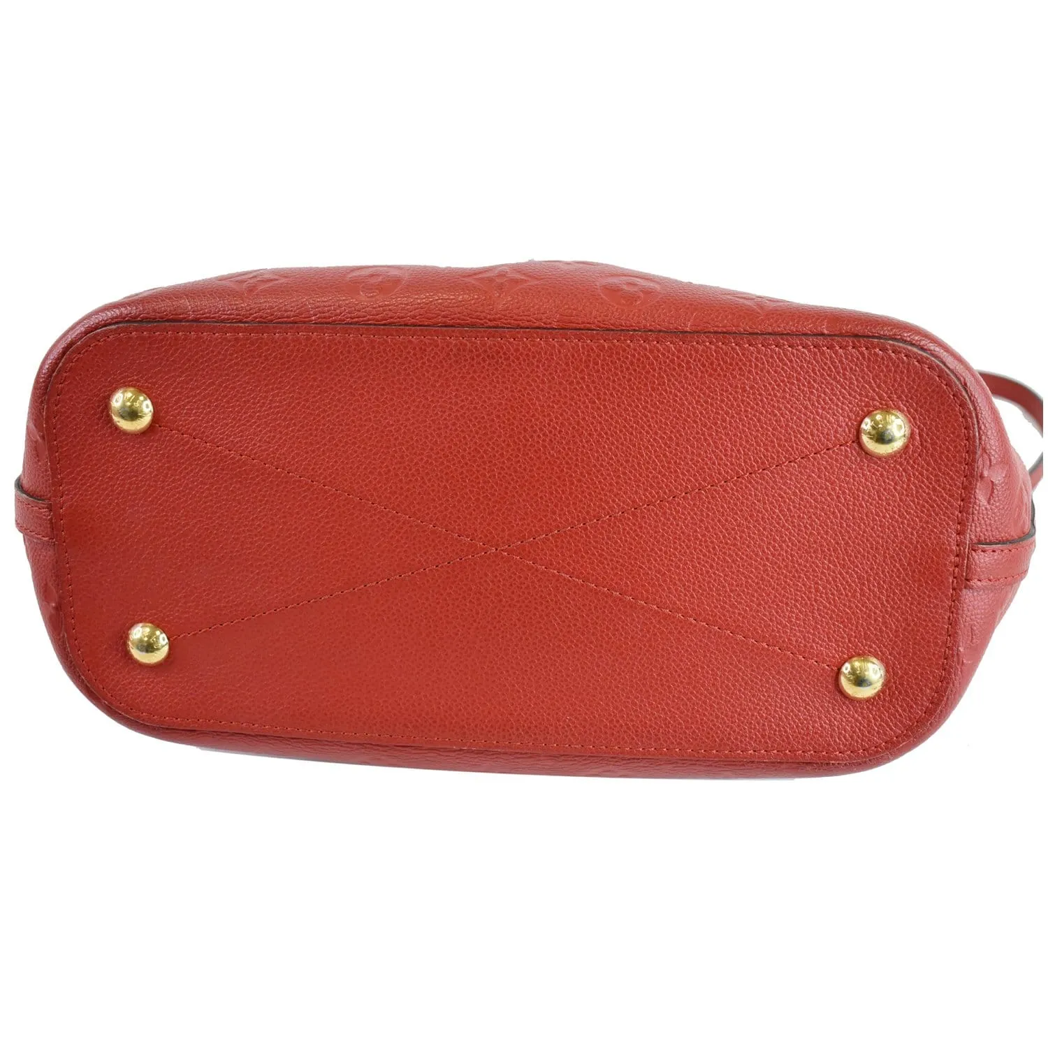 LOUIS VUITTON Mazarine MM Monogram Empreinte Shoulder Bag Red