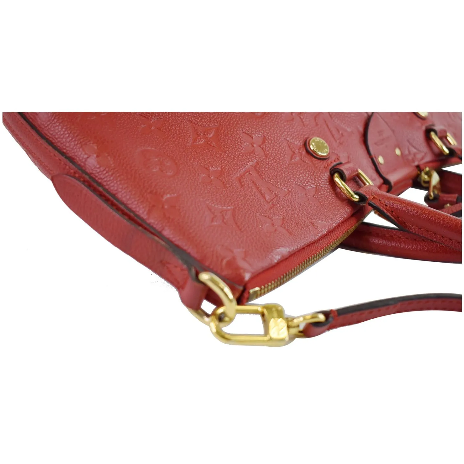 LOUIS VUITTON Mazarine MM Monogram Empreinte Shoulder Bag Red