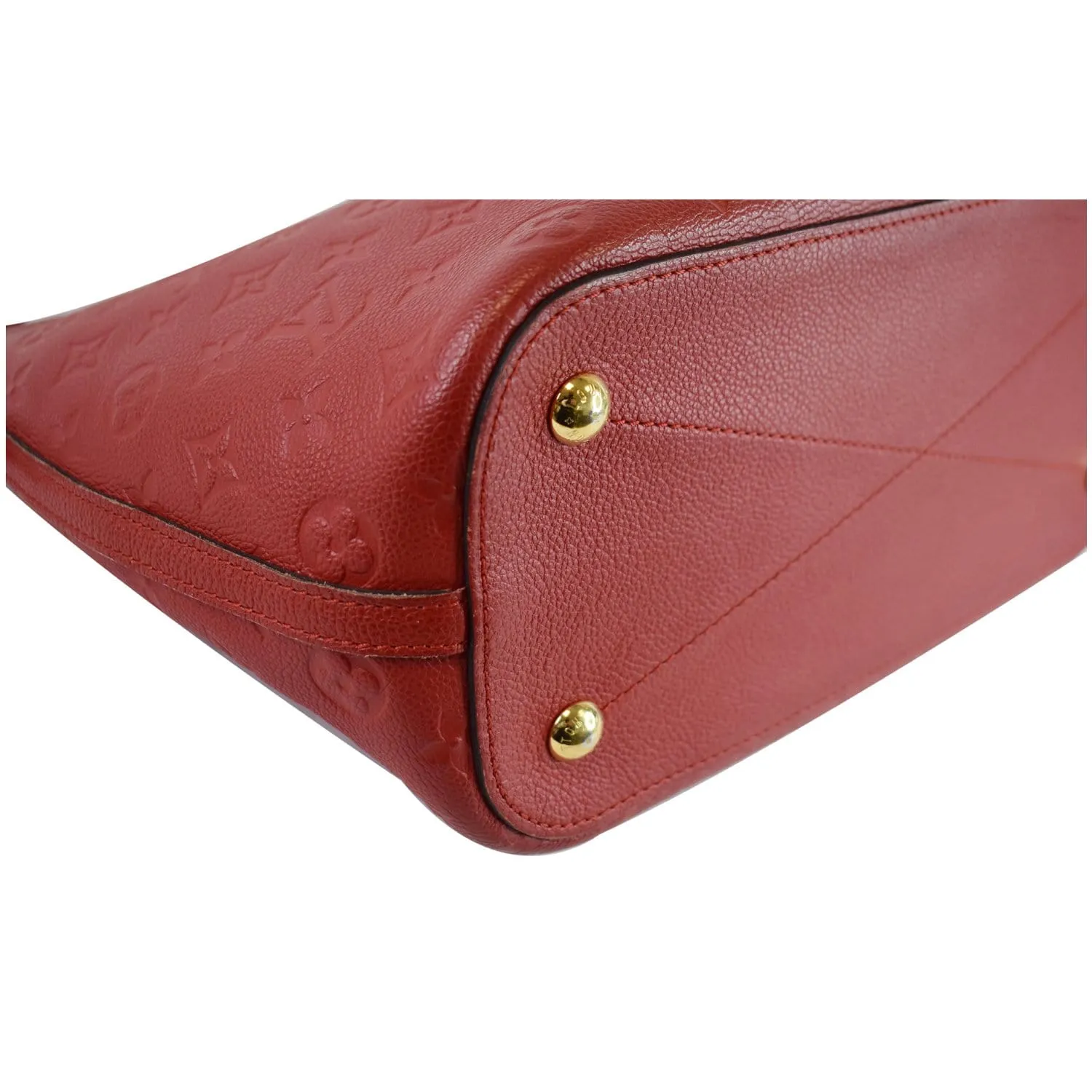 LOUIS VUITTON Mazarine MM Monogram Empreinte Shoulder Bag Red