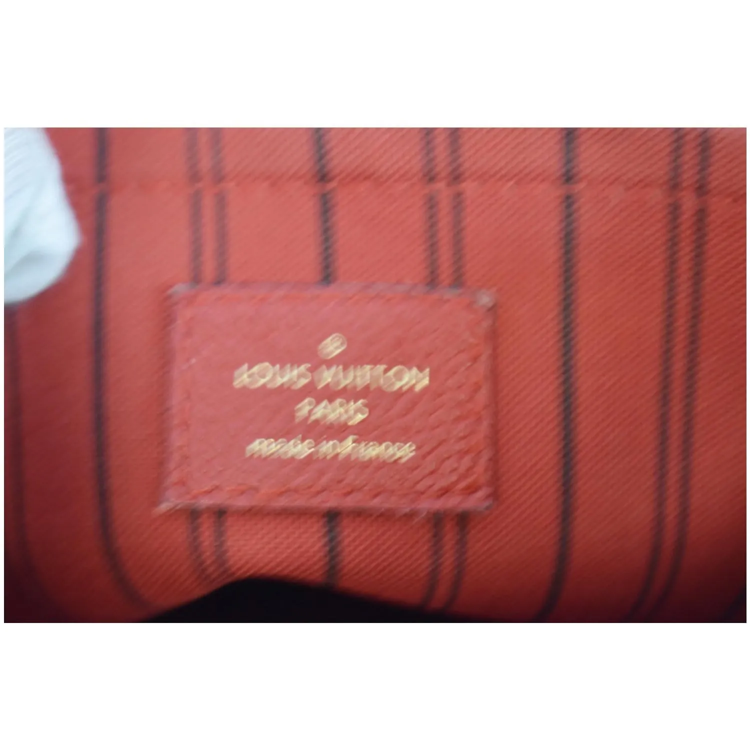 LOUIS VUITTON Mazarine MM Monogram Empreinte Shoulder Bag Red