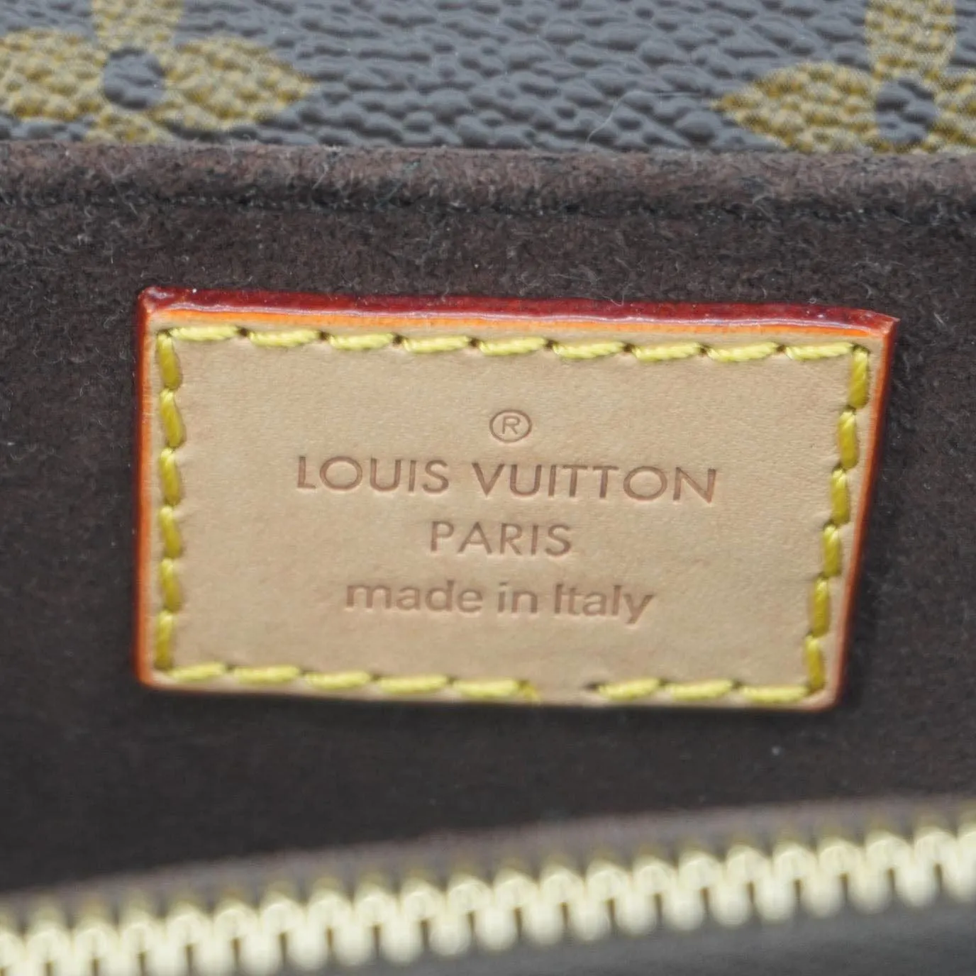 LOUIS VUITTON Metis East West Pochette Monogram Canvas chain Shoulder Bag Brown
