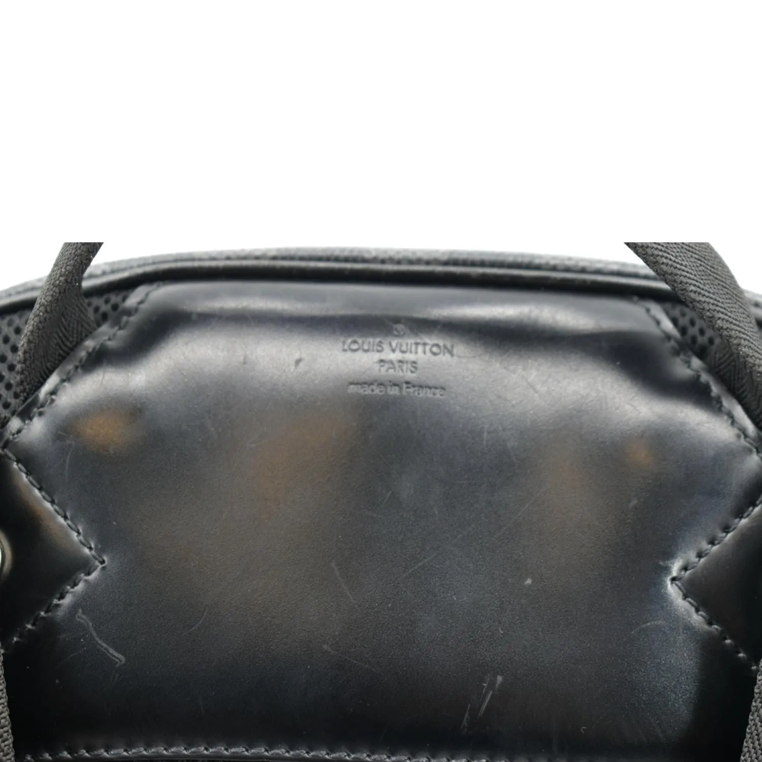 LOUIS VUITTON Michael Damier Graphite Canvas Backpack Bag Black