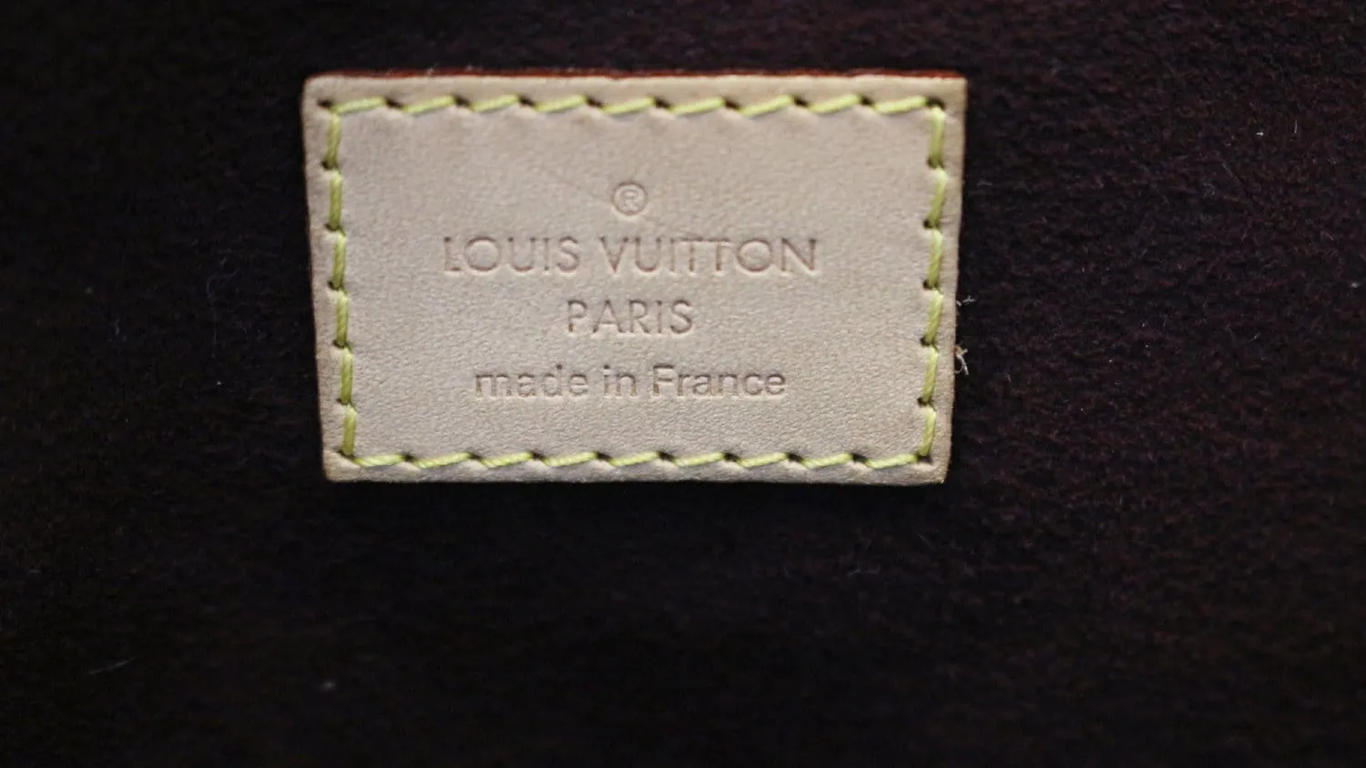 LOUIS VUITTON Monogram Brown Marais MM Satchel Bag