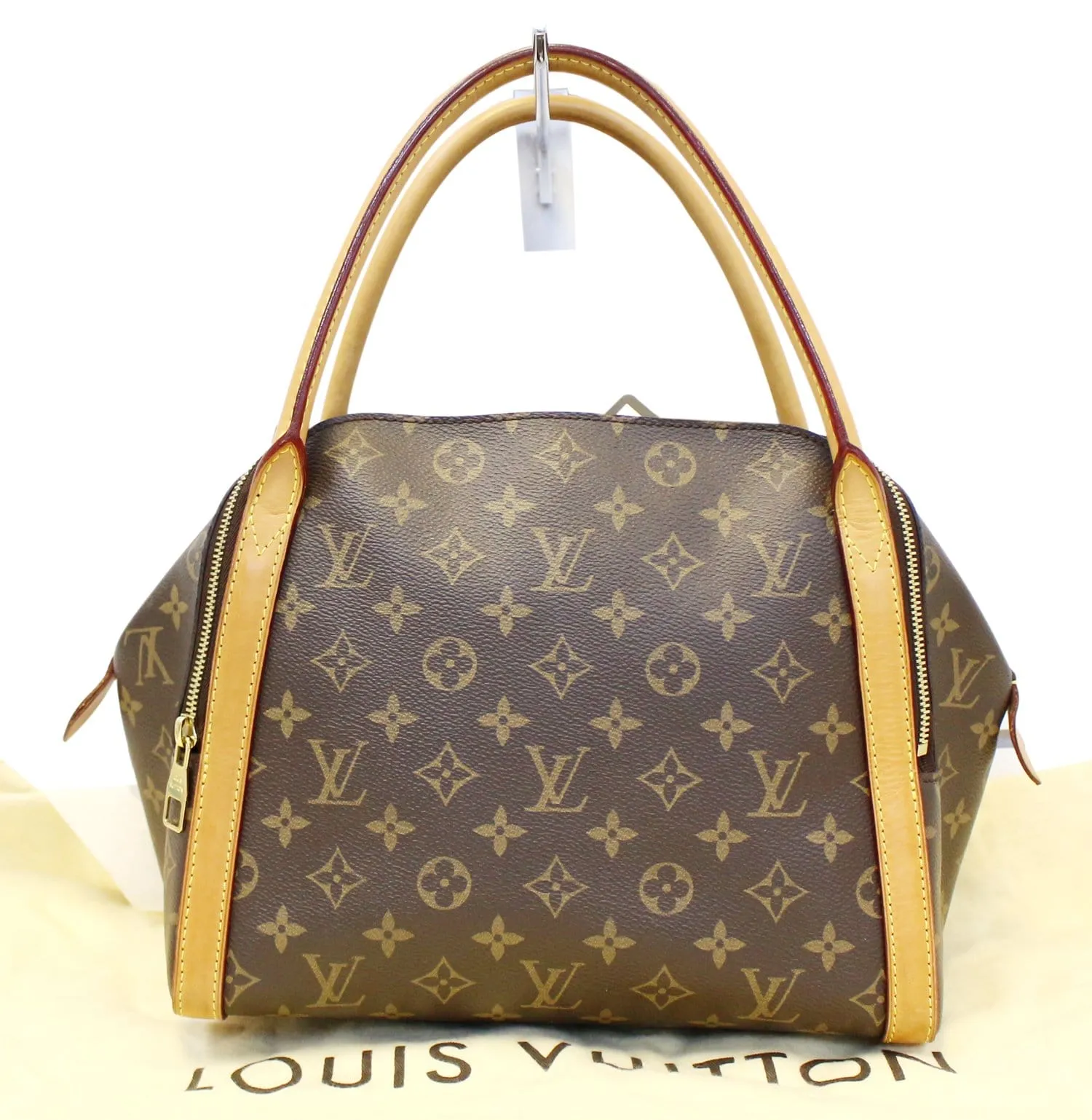 LOUIS VUITTON Monogram Brown Marais MM Satchel Bag