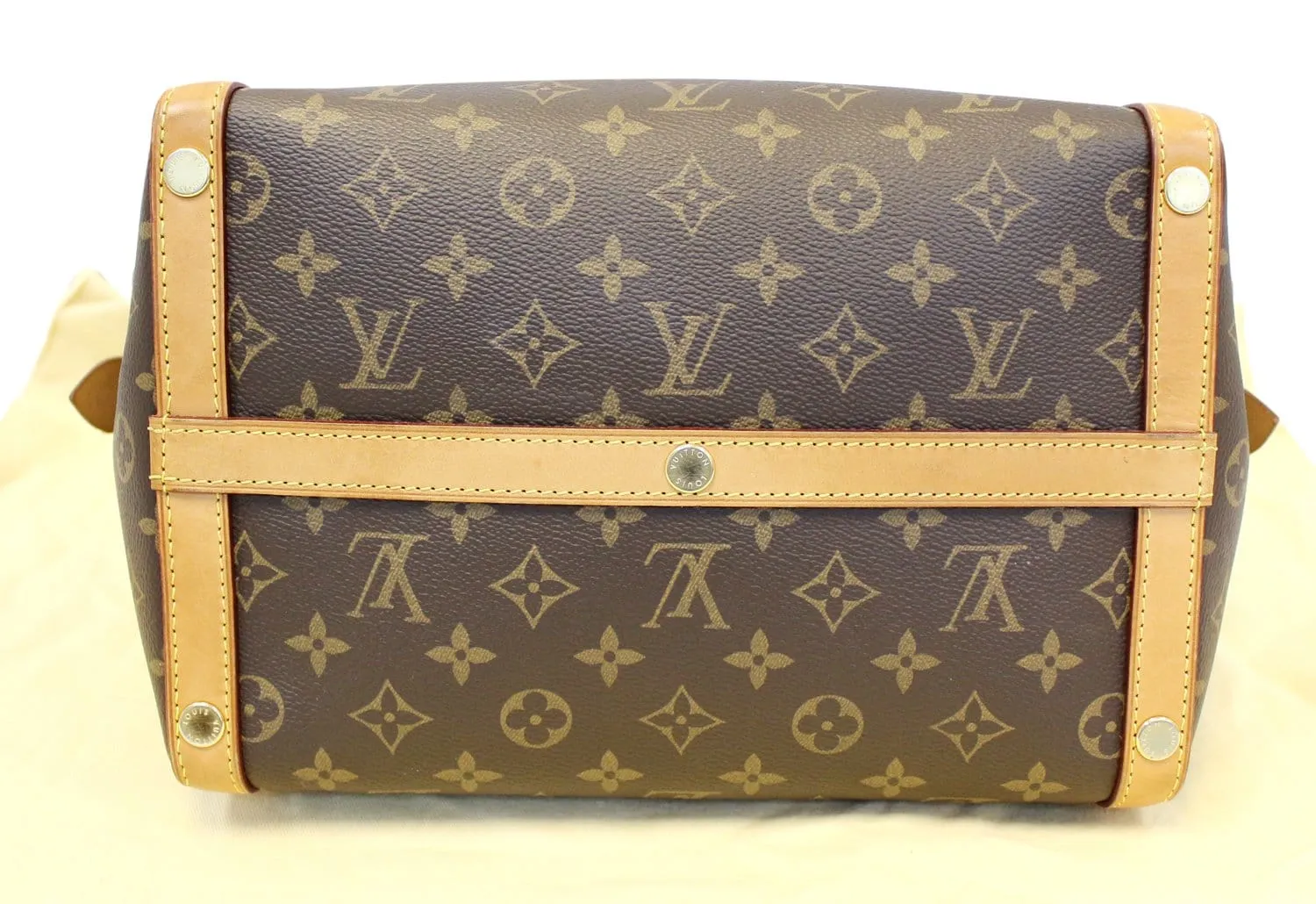 LOUIS VUITTON Monogram Brown Marais MM Satchel Bag