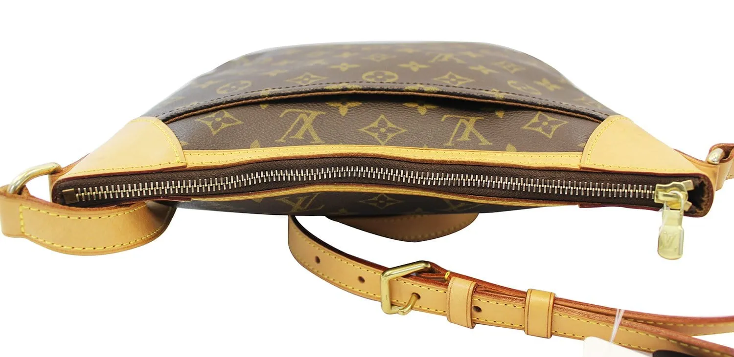 LOUIS VUITTON Monogram Brown Odeon MM Shoulder Bag