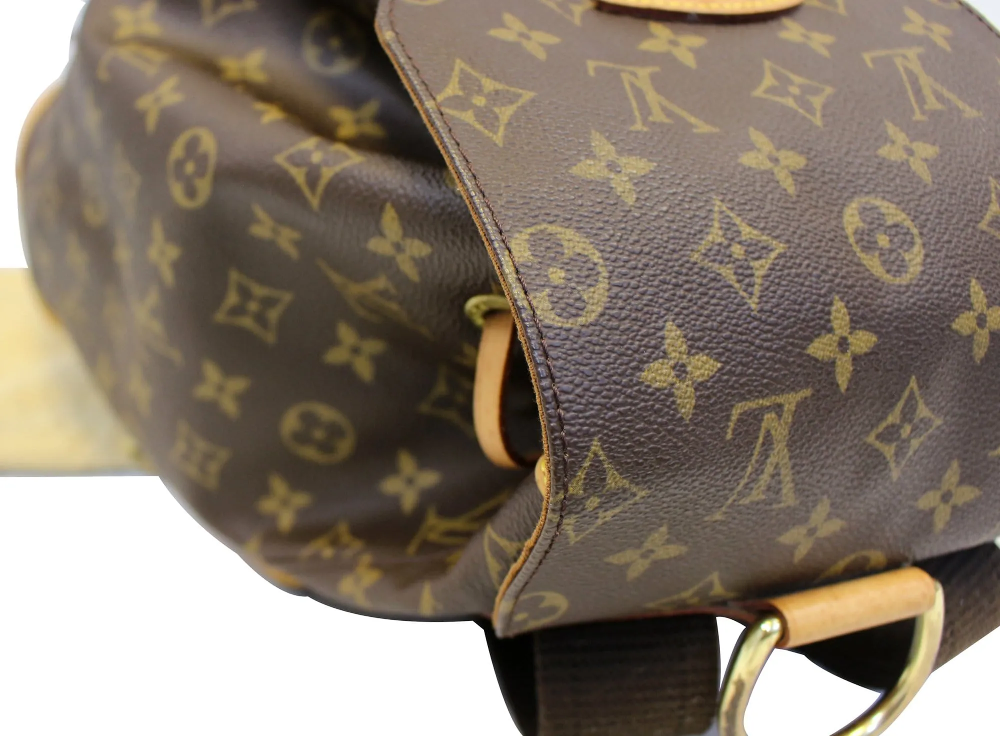 LOUIS VUITTON Monogram Canvas Brown Montsouris GM Backpack Bag