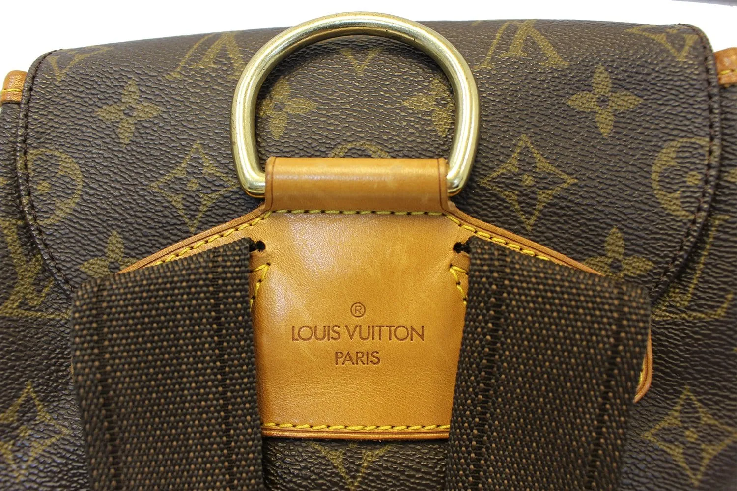 LOUIS VUITTON Monogram Canvas Brown Montsouris GM Backpack Bag