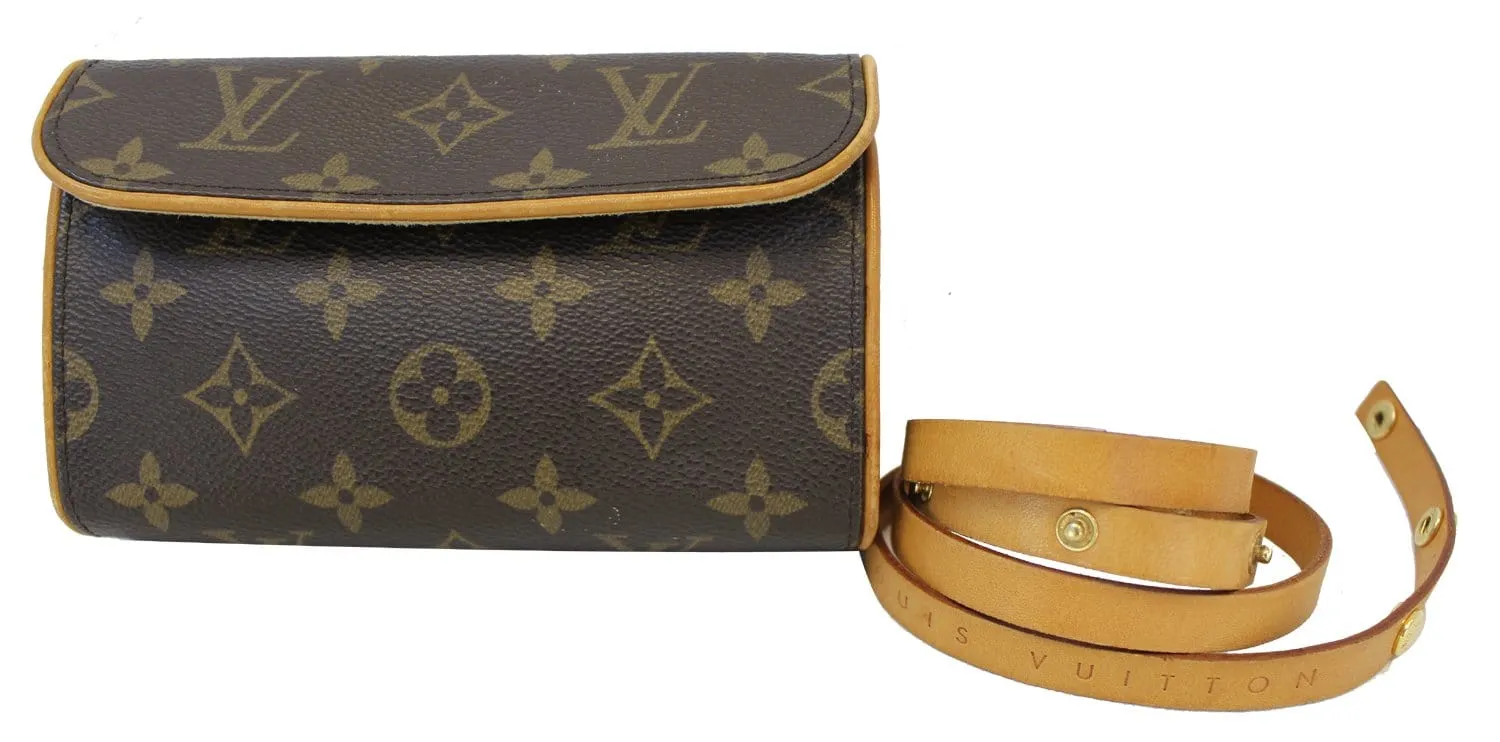 LOUIS VUITTON Monogram Canvas Florentine Pouch Bum Bag