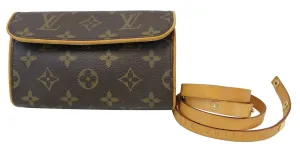 LOUIS VUITTON Monogram Canvas Florentine Pouch Bum Bag