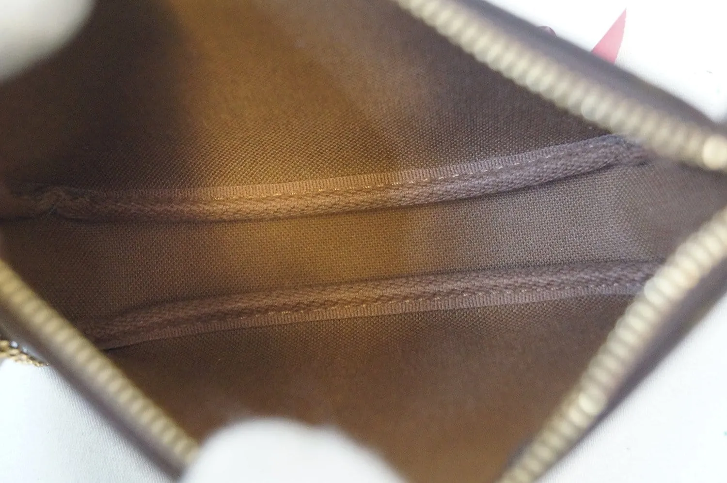 LOUIS VUITTON Monogram Canvas Mini Pochette Accessoires Pouch