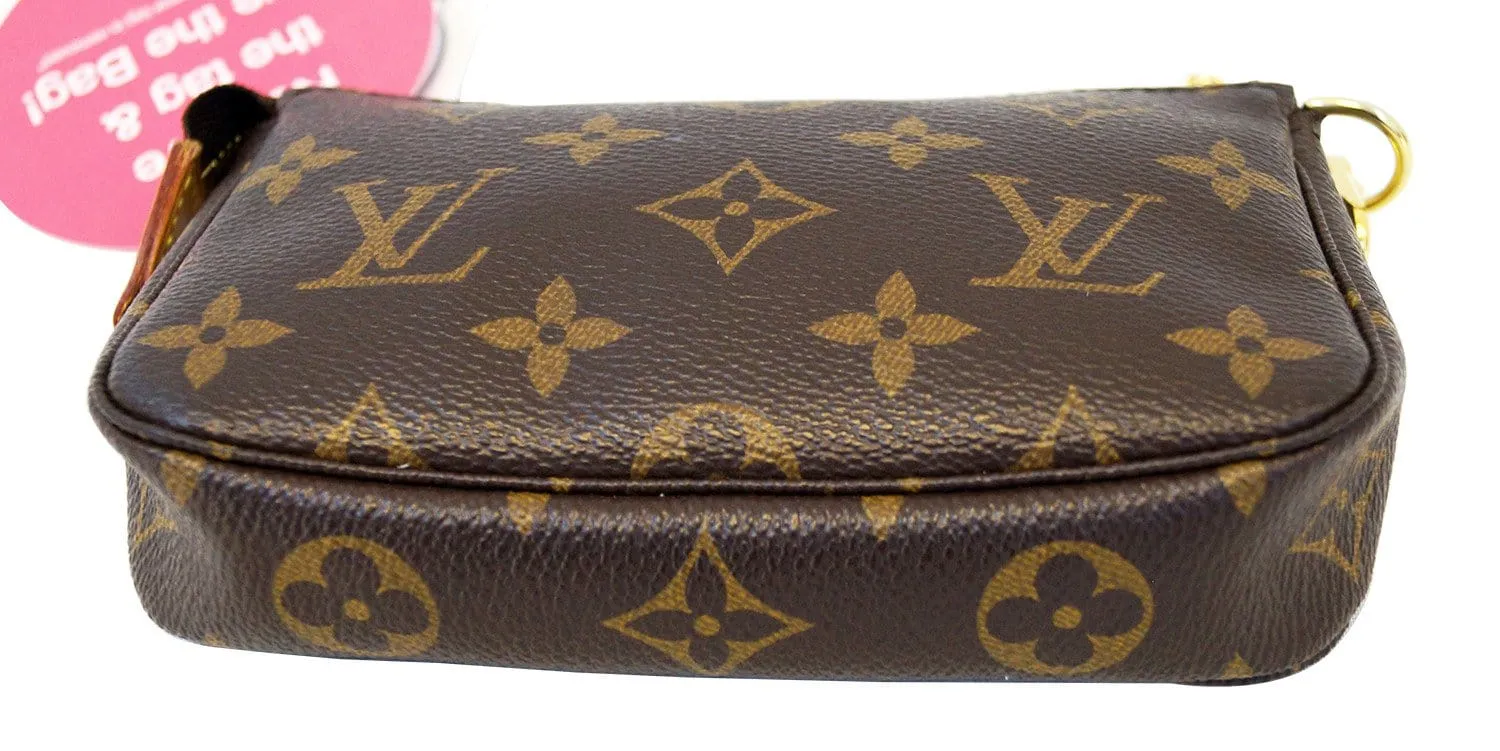 LOUIS VUITTON Monogram Canvas Mini Pochette Accessoires Pouch