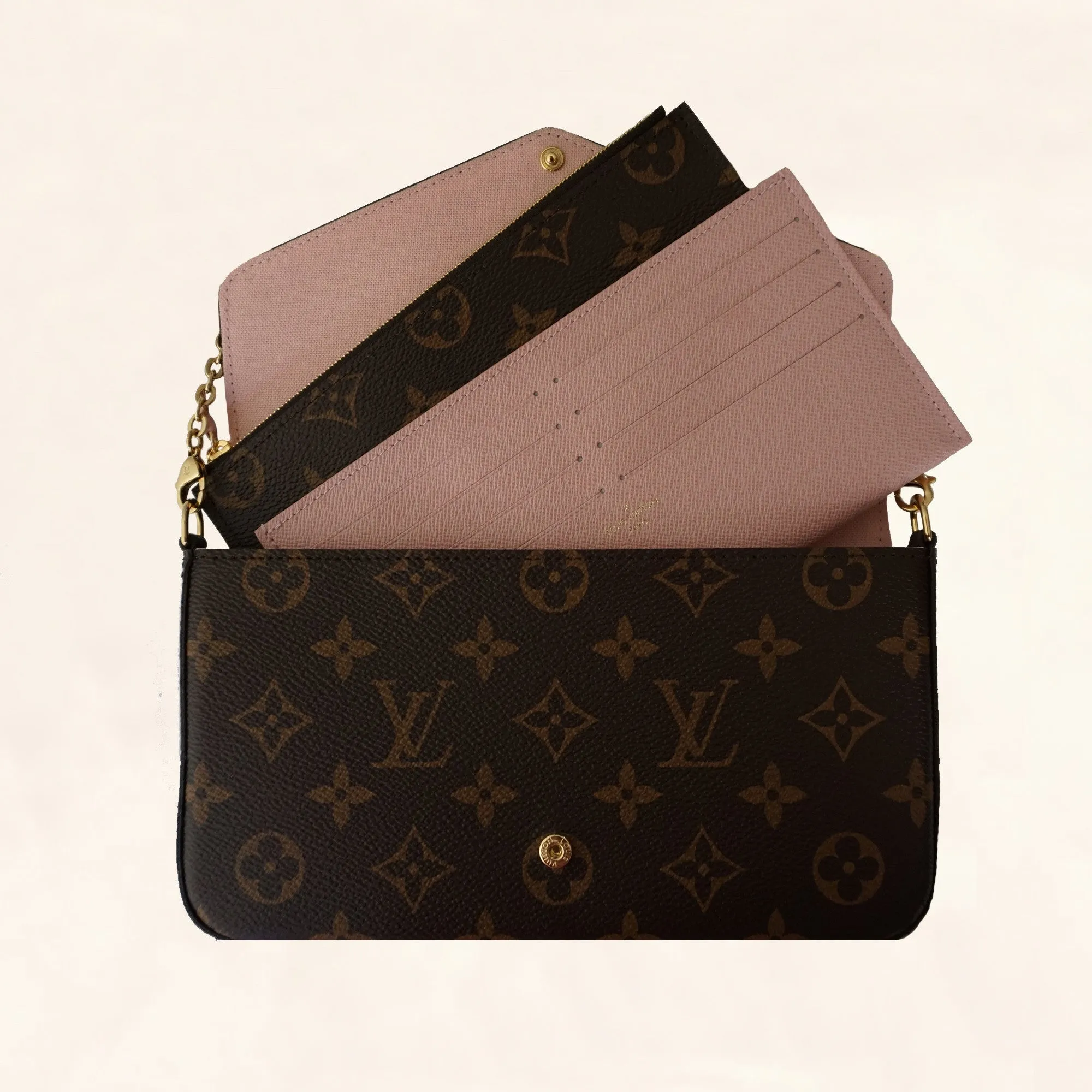 Louis Vuitton | Monogram Canvas Owl Pochette Felicie Chain Wallet | OS