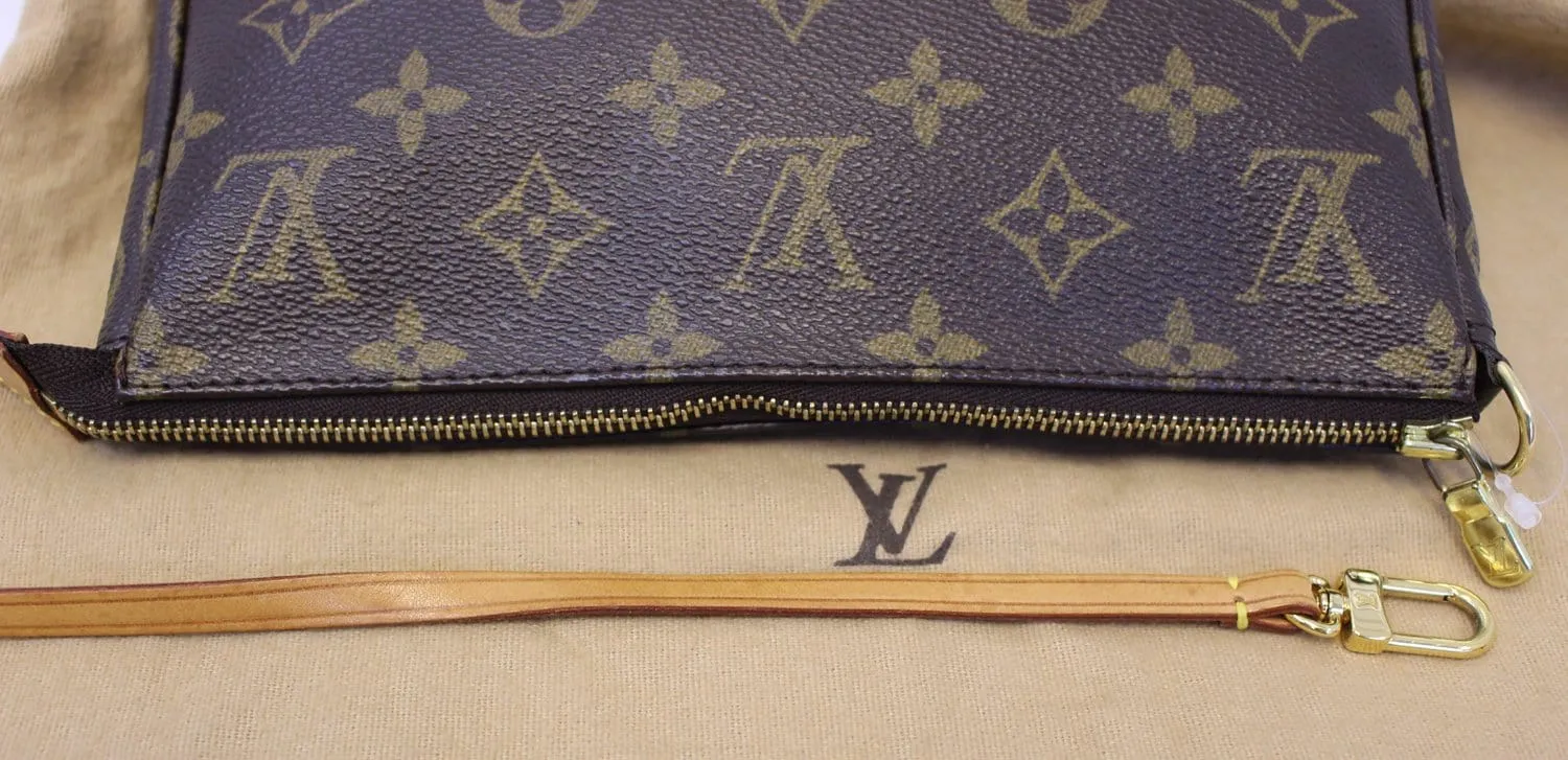 LOUIS VUITTON Monogram Canvas Pochette Accessoires Pouch