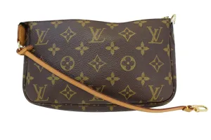LOUIS VUITTON Monogram Canvas Pochette Accessoires Pouch