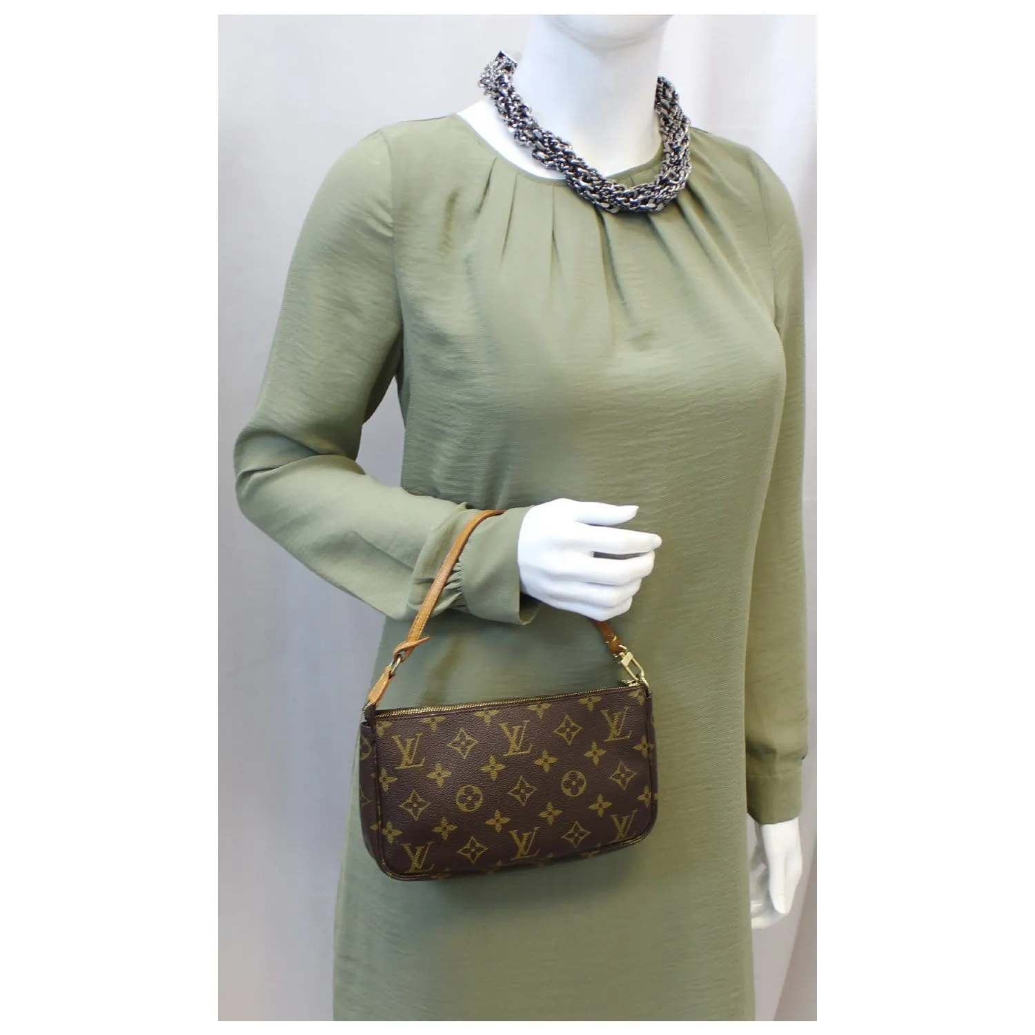 LOUIS VUITTON Monogram Canvas Pochette Accessoires Pouch
