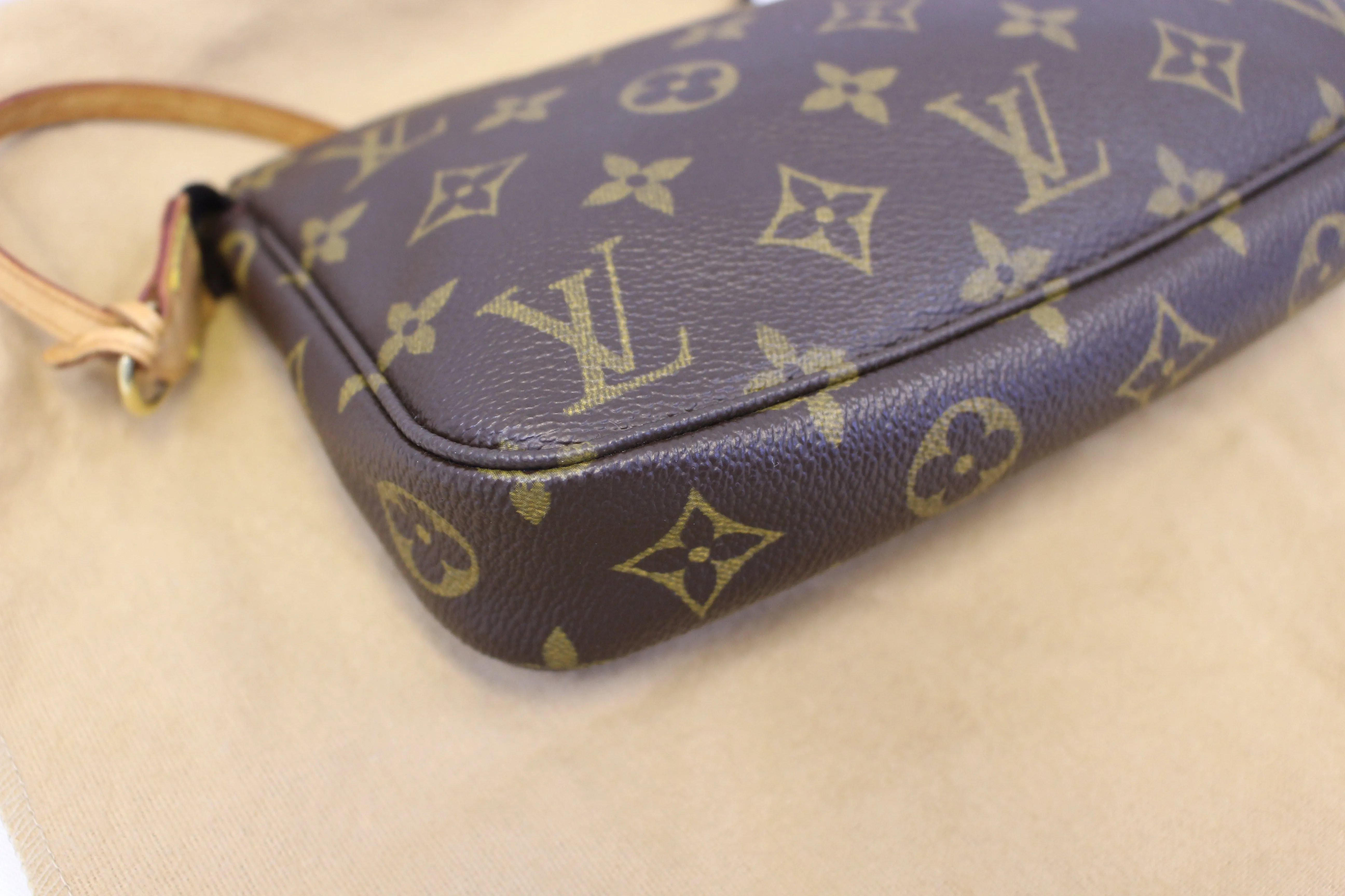 LOUIS VUITTON Monogram Canvas Pochette Accessoires Pouch
