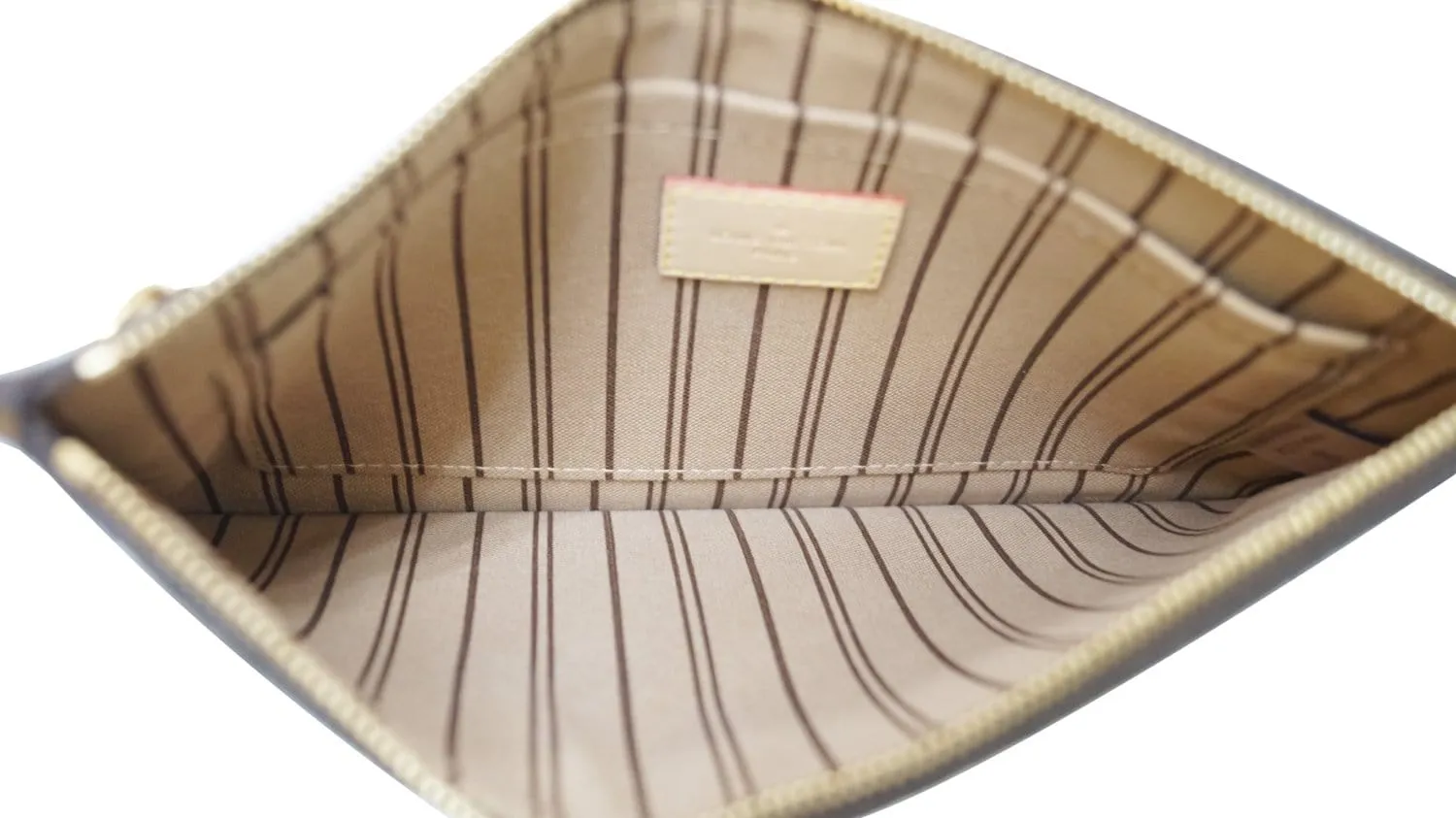 LOUIS VUITTON Monogram Canvas Pochette Wristlet Pouch Neverfull MM