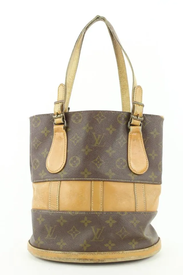 Louis Vuitton Monogram Marais Petite Bucket PM Tote bag 464lvs63