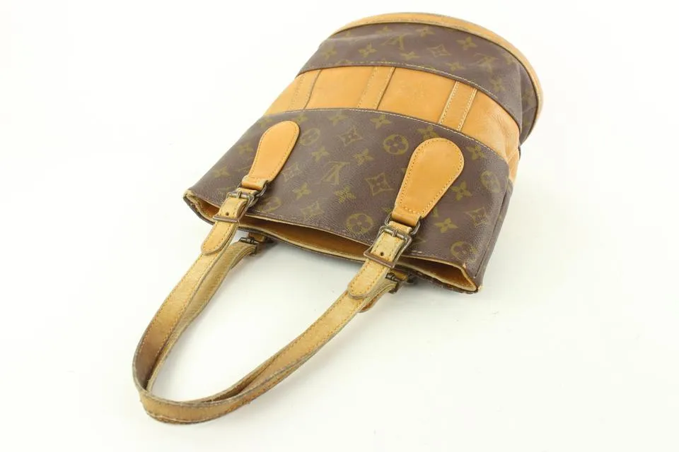 Louis Vuitton Monogram Marais Petite Bucket PM Tote bag 464lvs63