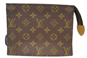 LOUIS VUITTON Monogram Poche Toilette 19 Cosmetics Pouch