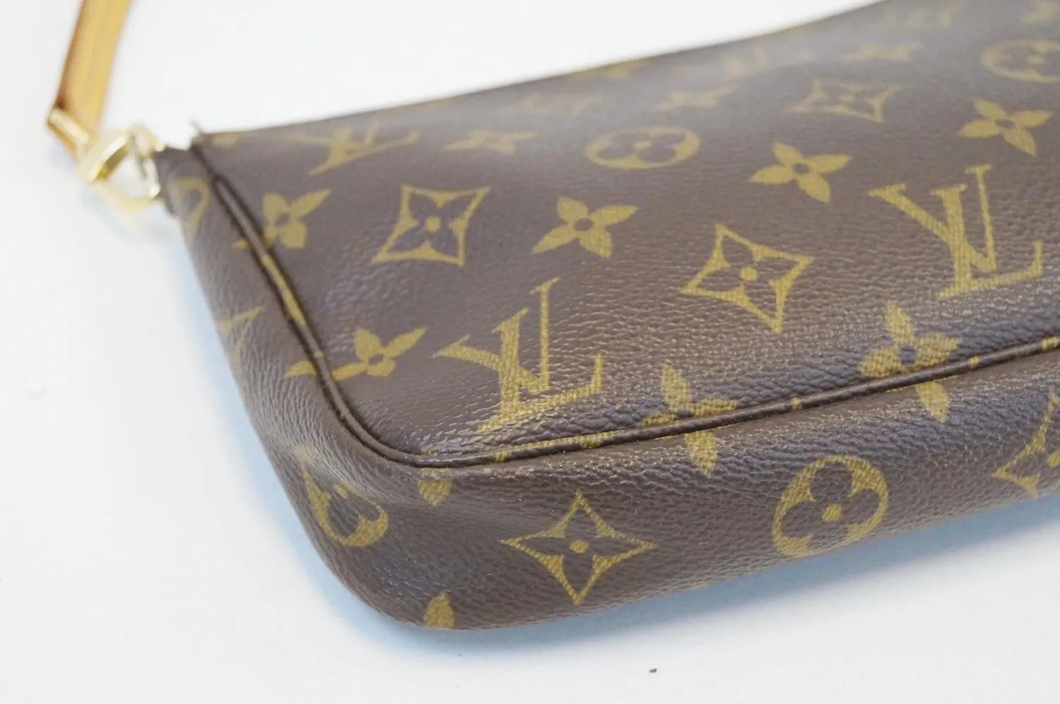 LOUIS VUITTON Monogram Pochette Accessoires Long Shoulder Pouch
