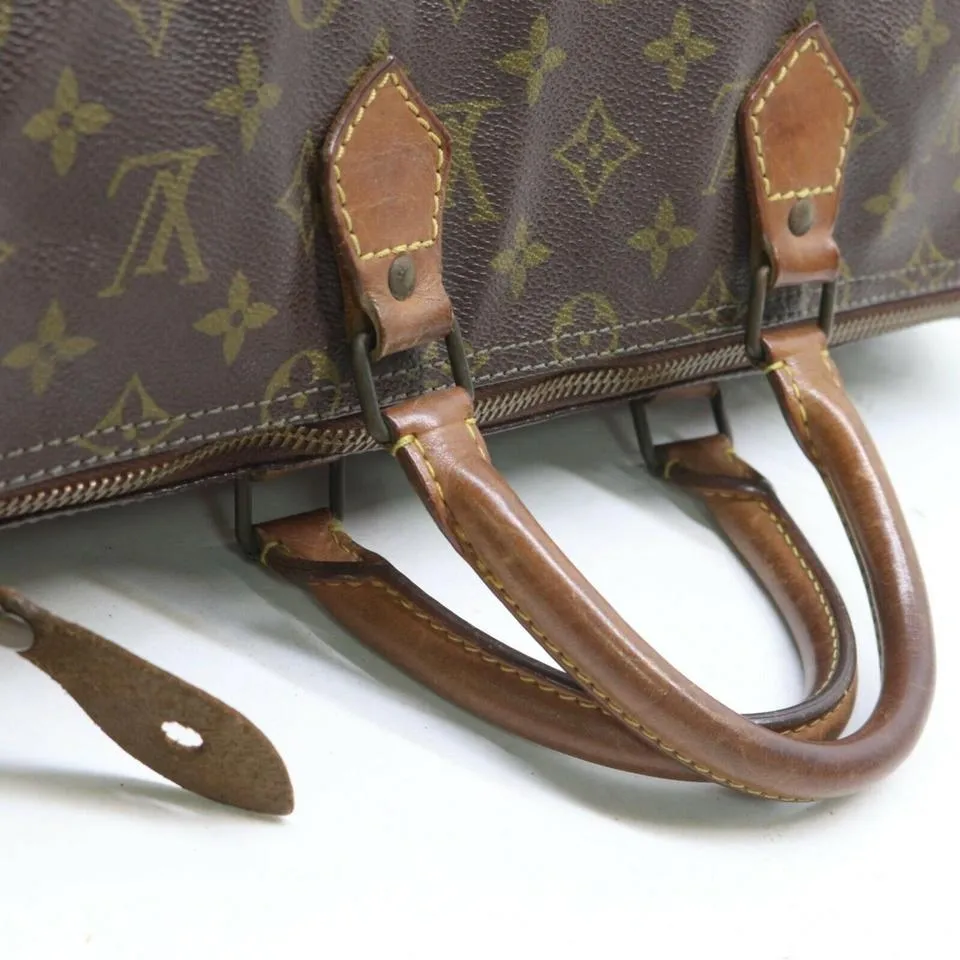 Louis Vuitton Monogram Speedy 35 Boston Bag 44LV713