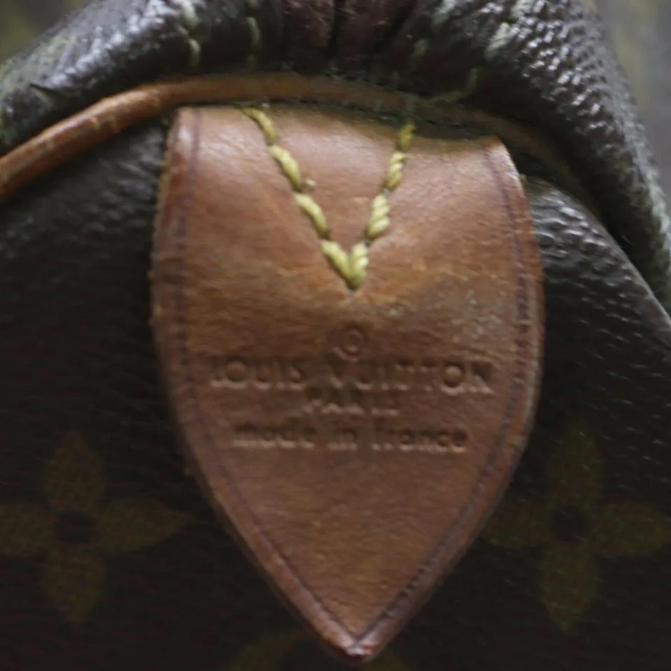 Louis Vuitton Monogram Speedy 35 Boston Bag 44LV713